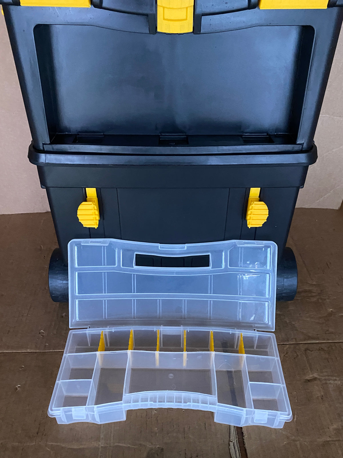 New Other Stalwart Rolling Tool Box With Foldable Comfort Handle & Removable Top