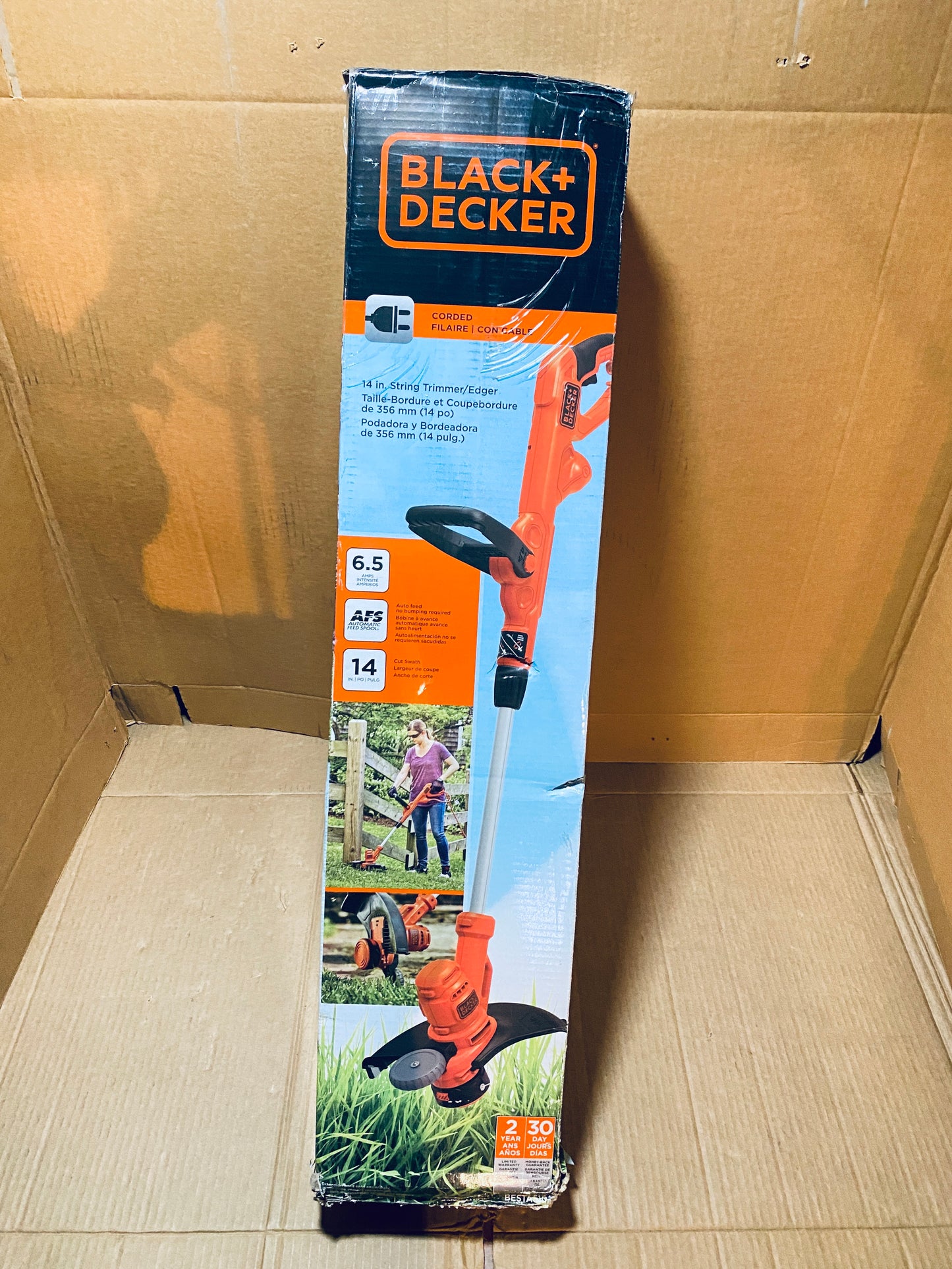 New Other Black & Decker 2In1 Auto Feed 6.5 Amp 14” Lawn Edger/String Trimmer