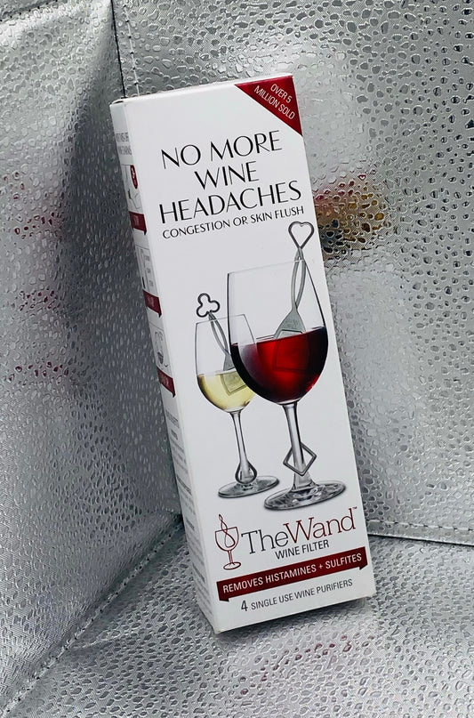 Set Of 4 - New PureWine The Wand Wine Filters, Removes Histamines & Sulfites