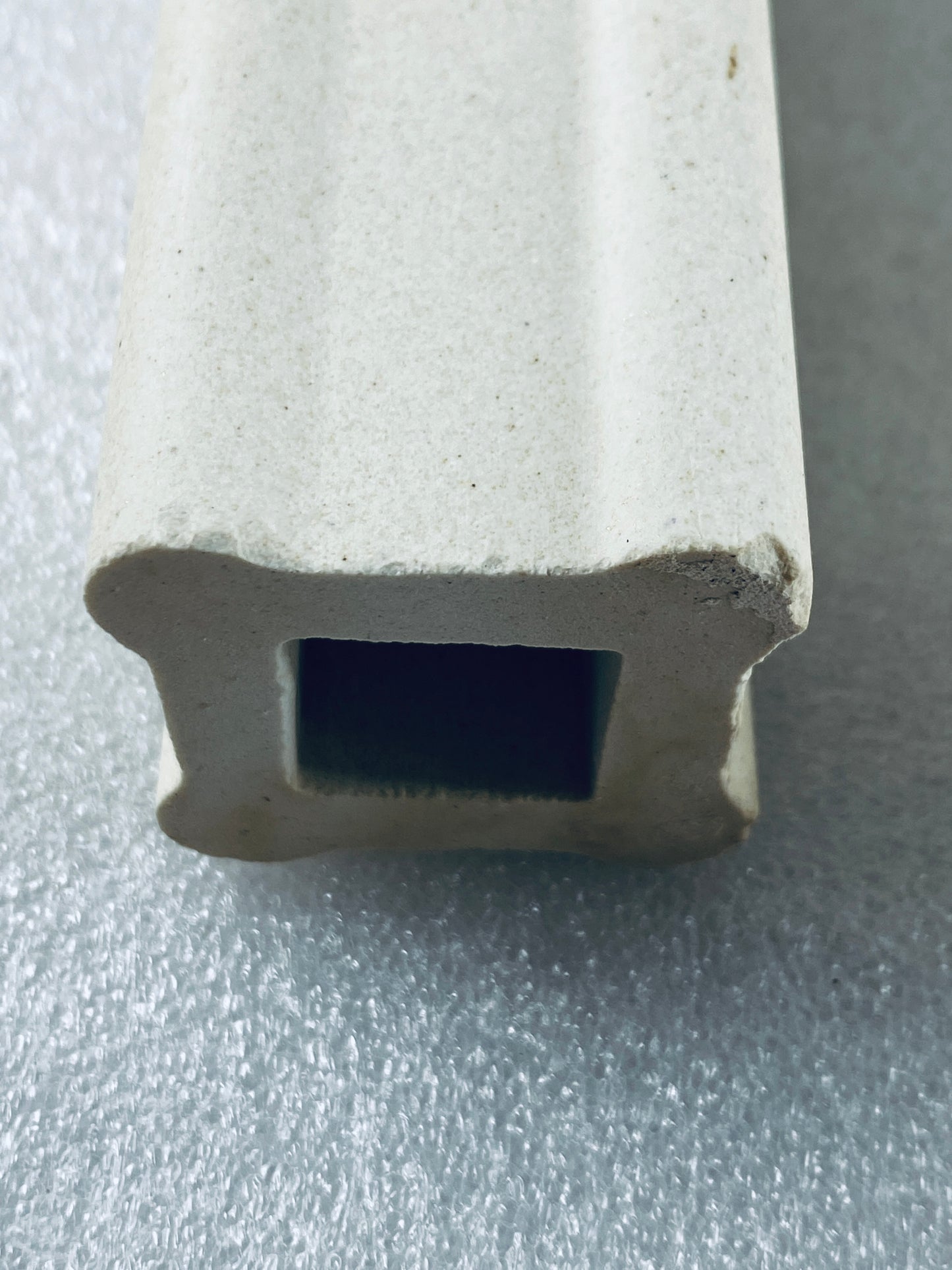 Lot Of 4 - Kiln Approx. 6" Tall x 1.5" Wide Squared End Posts
