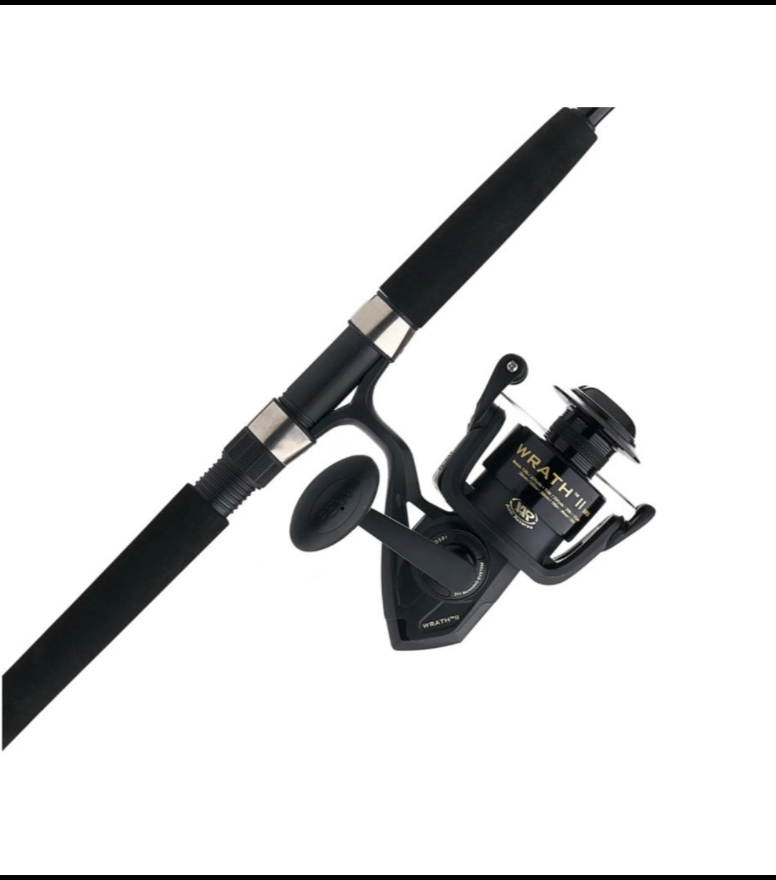New Other PENN Wrath II 7' 2Pc Medium Heavy Spinning Reel Combo, Black