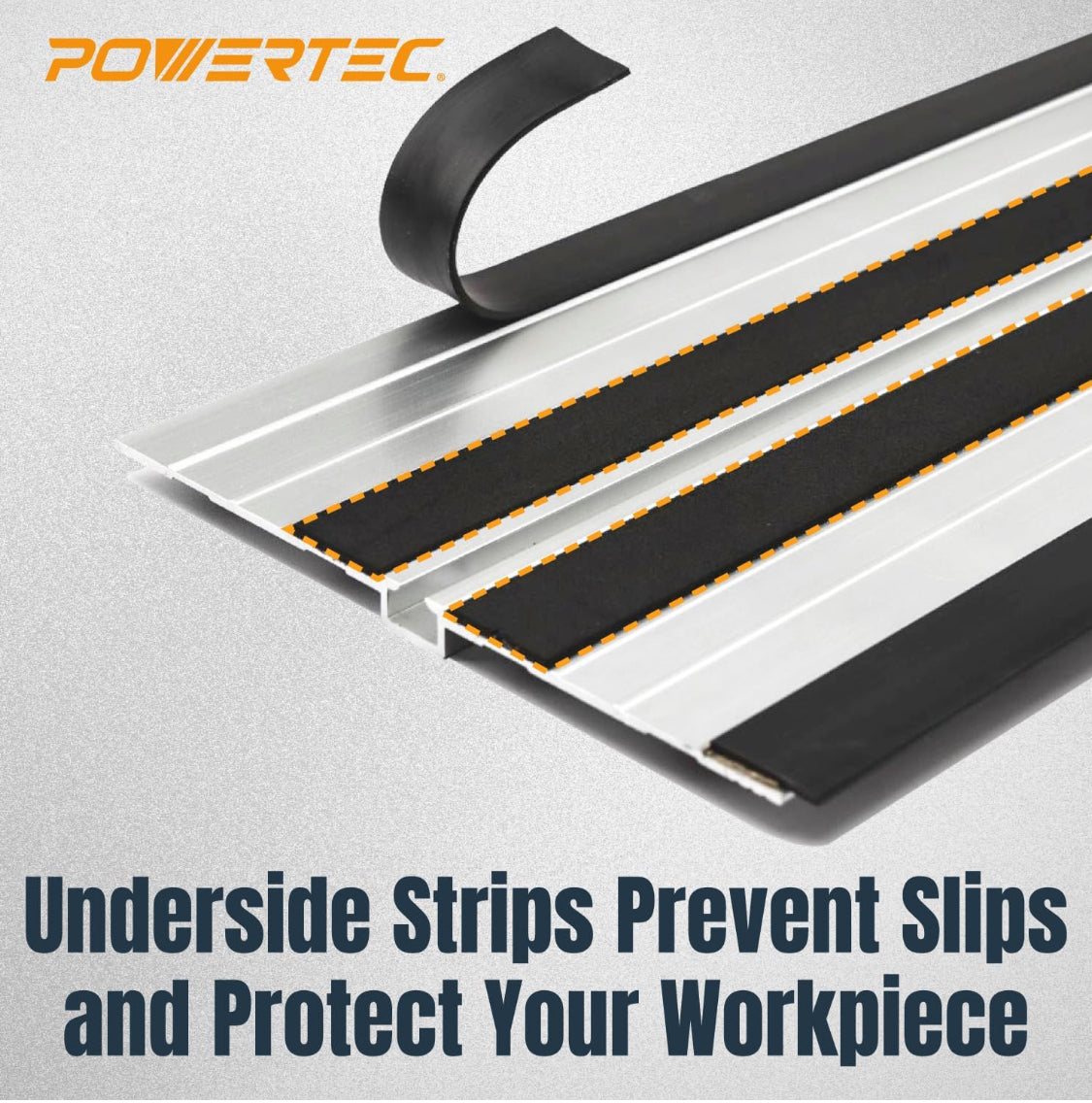 New Other POWERTEC 110” (2x55") Track Saw Guide Rail For DeWalt Track Saws