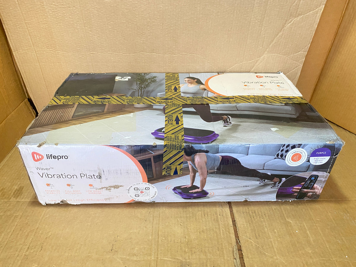 New Other Lifepro Waver Vibration Plate Exercise Machine With 99 Speeds, Purple