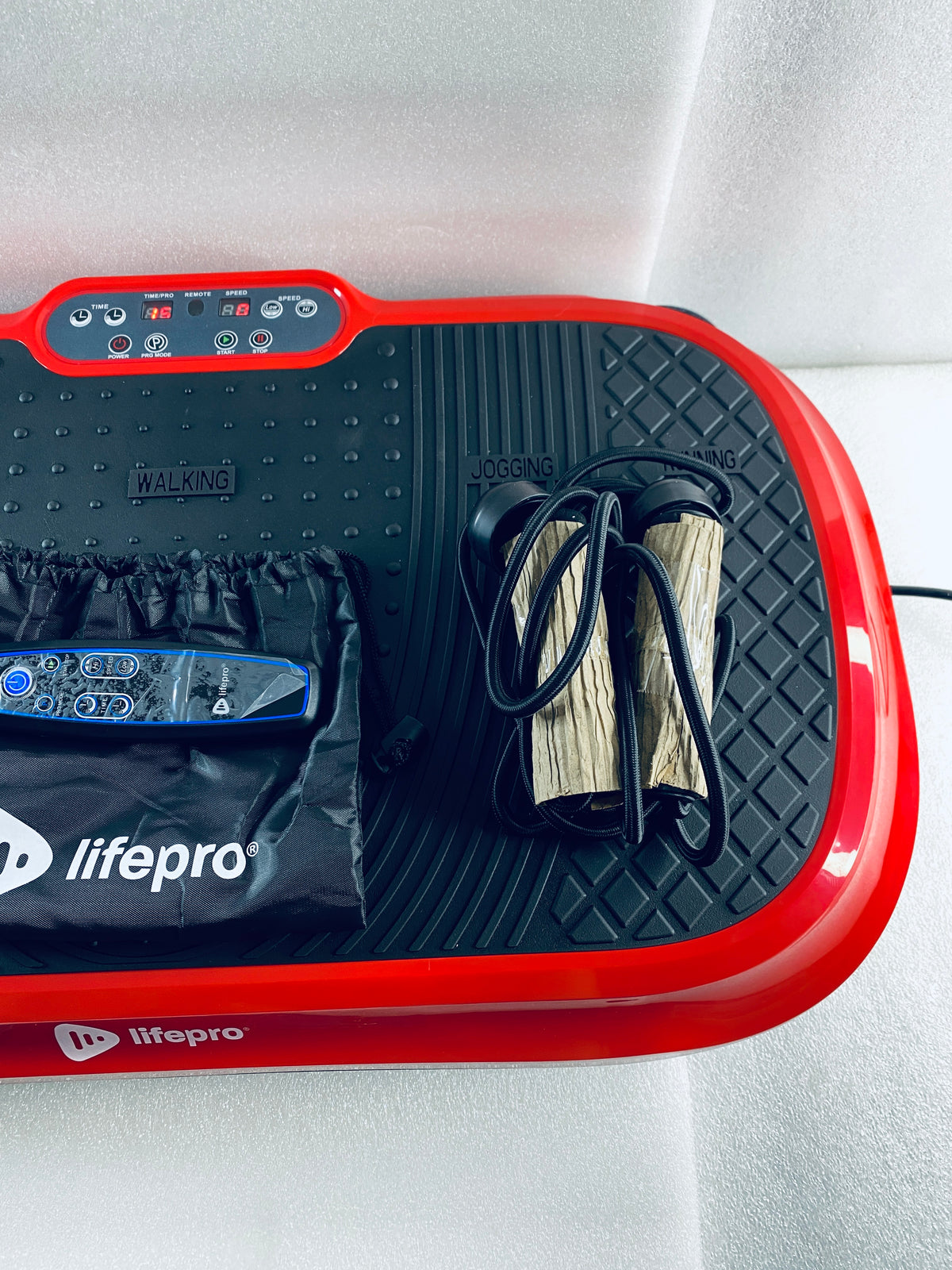 New Other Lifepro Waver Vibration Plate Exercise Machine With 99 Speeds, Red