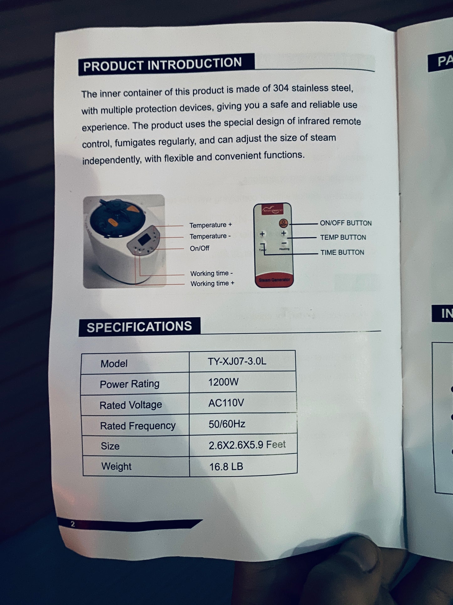 portable Steam Sauna Room, Red/Black