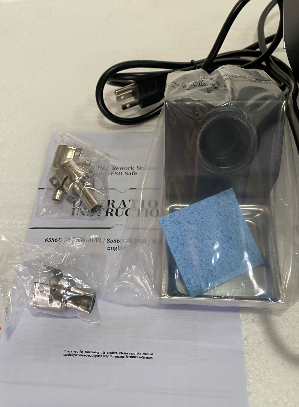 New Silverflo Thermostatic Hot Air Soldering/Rework Station With Temp Adjustment