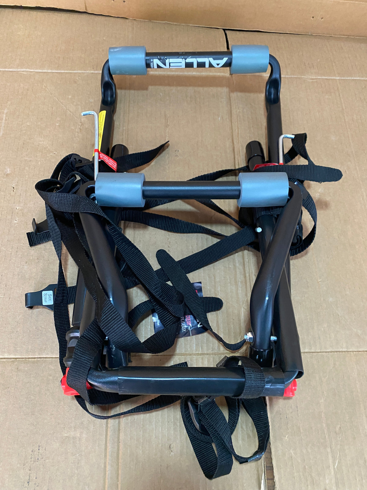 Allen Sports Two Bike Black Rack Deluxe Trunk Mount Bike Carrier