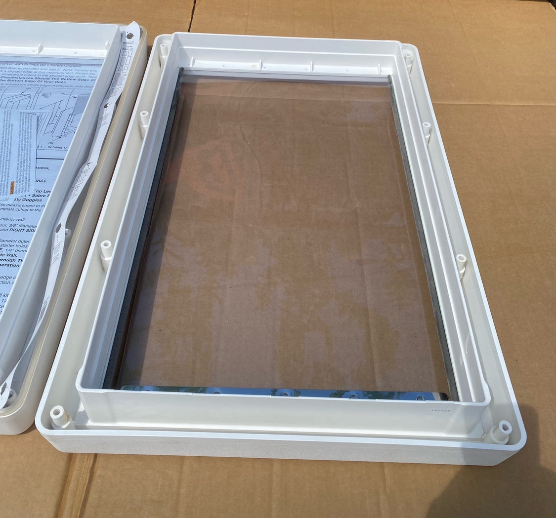 Like New Ideal Pet Ruff-Weather Super Large Pet Door With 15" x 23.5" Flap Size