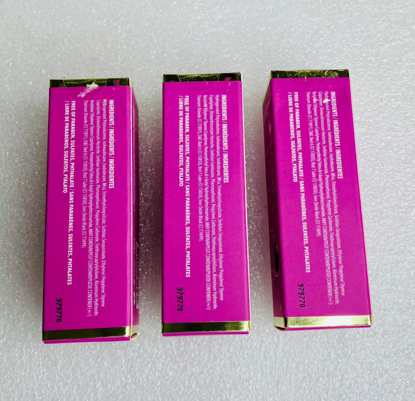 Lot Of 3-New Moira Love Steady Liquid Blush Radiant Finish 06, 0.17 oz. Each