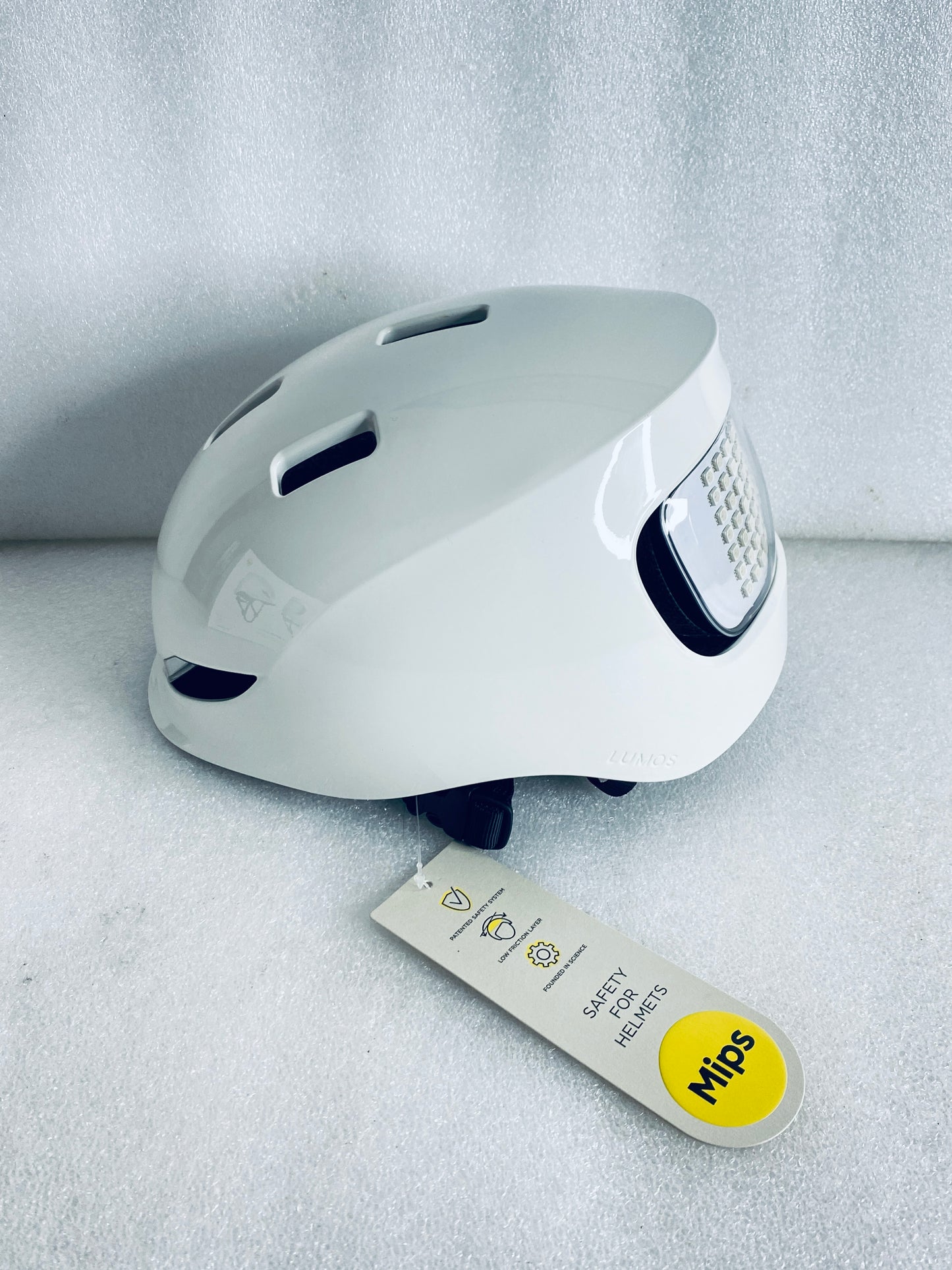 New Other Lumos Matrix Size M/L Bluetooth Jet White Smart Helmet With Remote