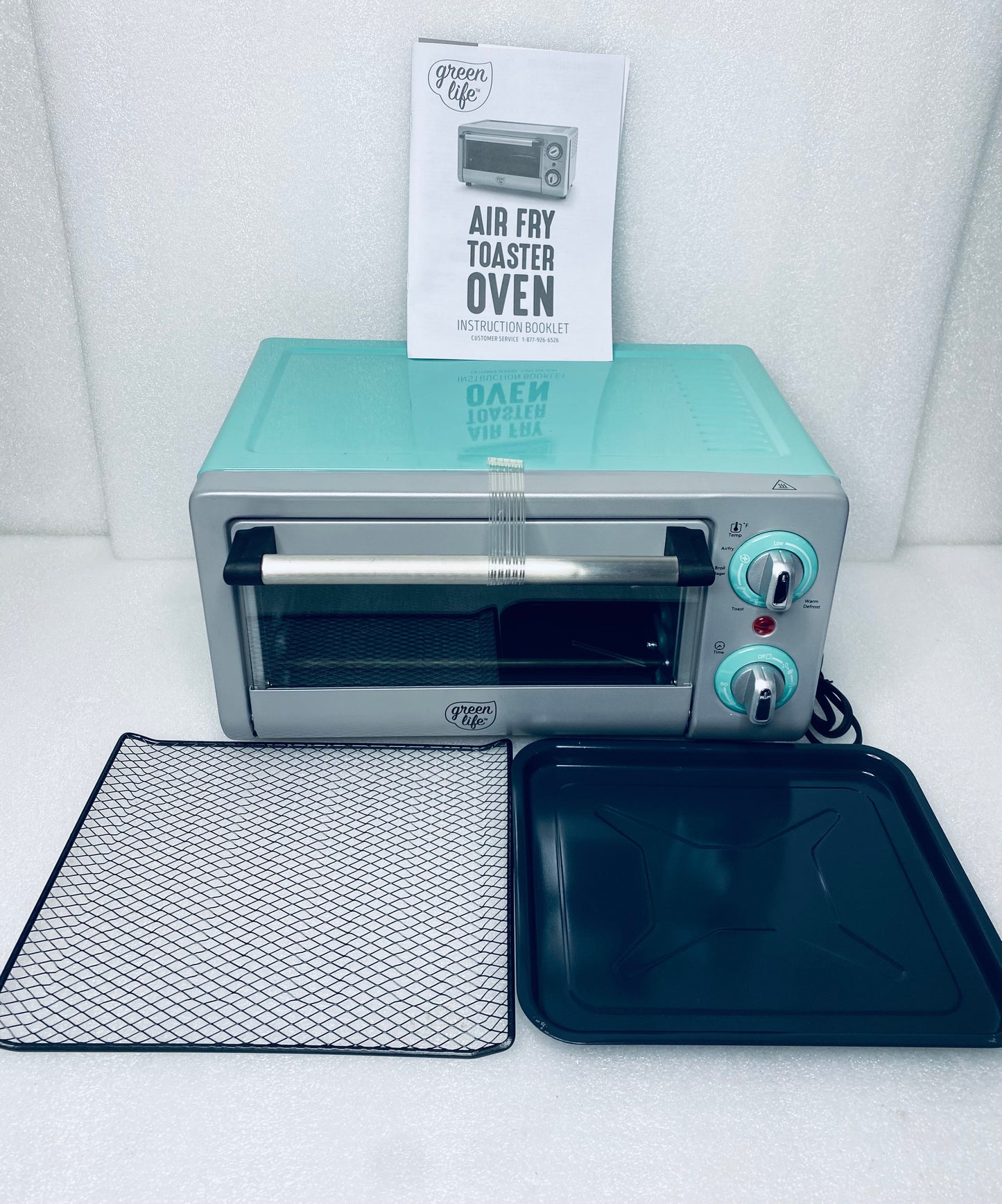 New Other GreenLife Countertop Toaster Oven Air Fryer Stainless Steel - (READ)