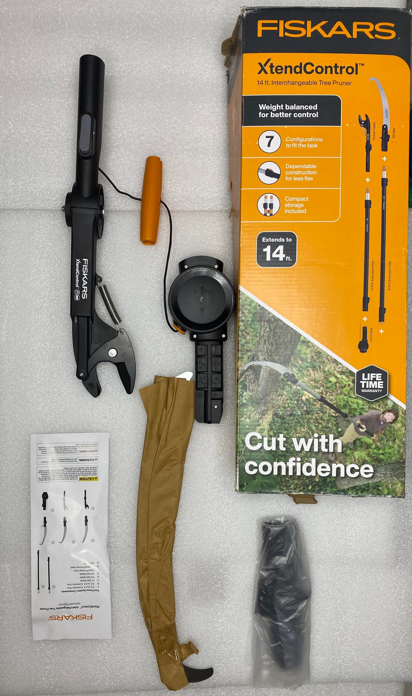 New Other Fiskars XtendControl 14' Tree Pruner Kit, Orange 392480