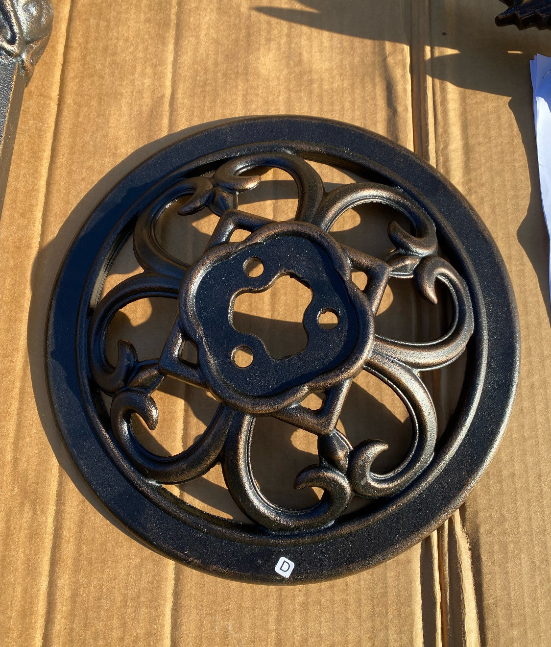 New Other Christopher Knight Home Anessa Aluminum & Iron Bird Bath, Shiny Copper