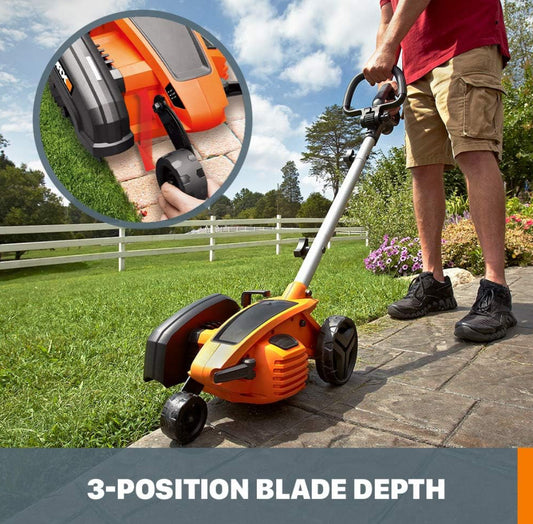 WORX Electric 12 Amp 7.5" Lawn Trencher/Edger For Lawn Landscaping