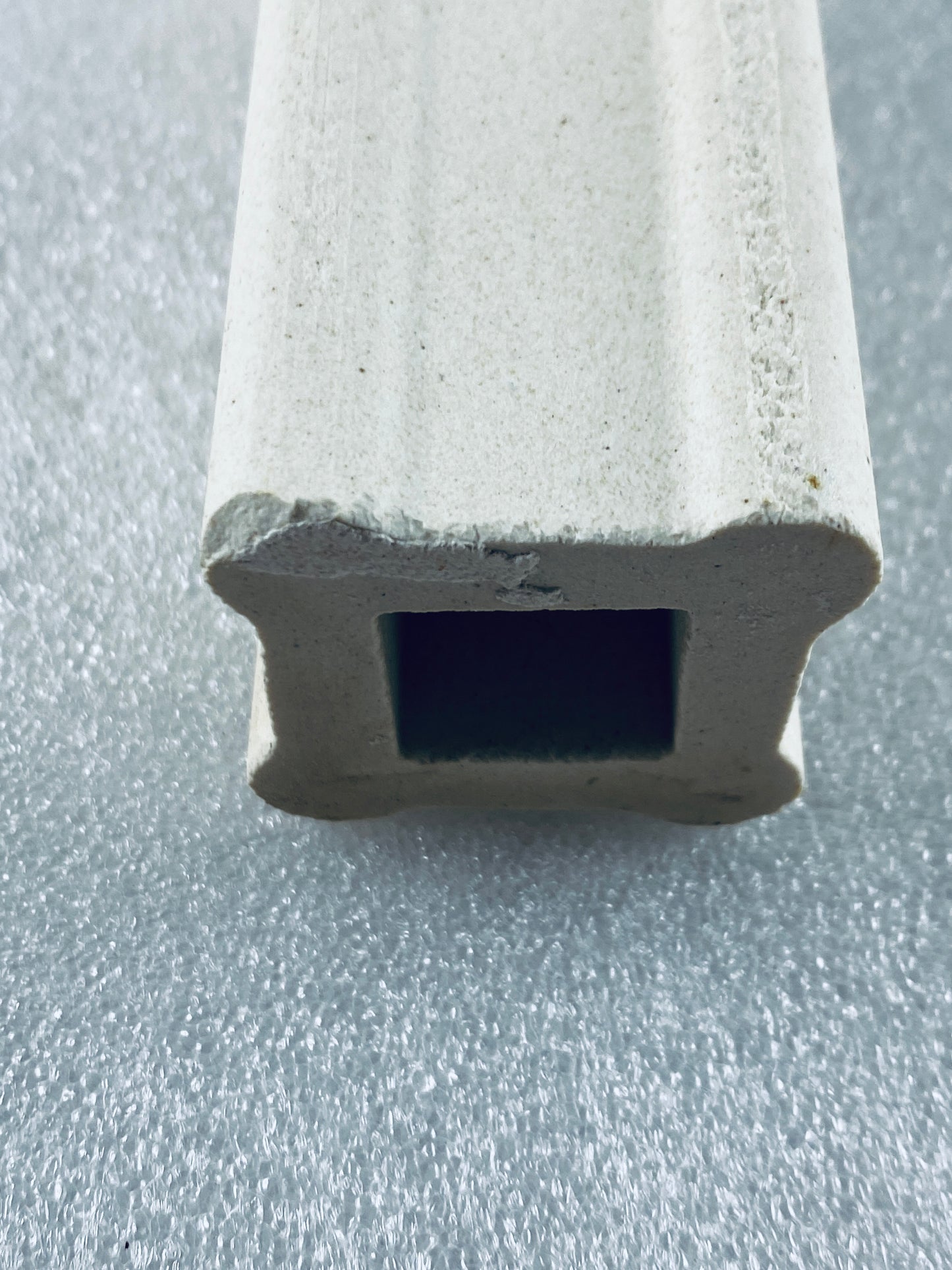 Lot Of 4 - Kiln Approx. 6" Tall x 1 1/2" Wide Squared End Posts