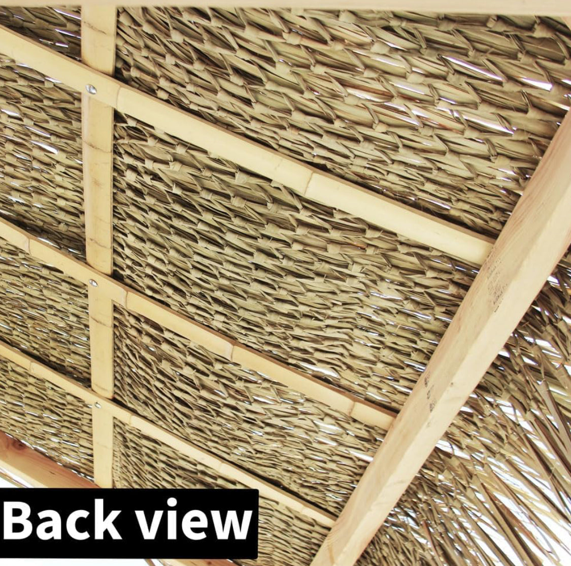 Set Of 2-New Open Box Forever Bamboo Eco-Friendly Mexican Thatch Rolls, 35” × 8’