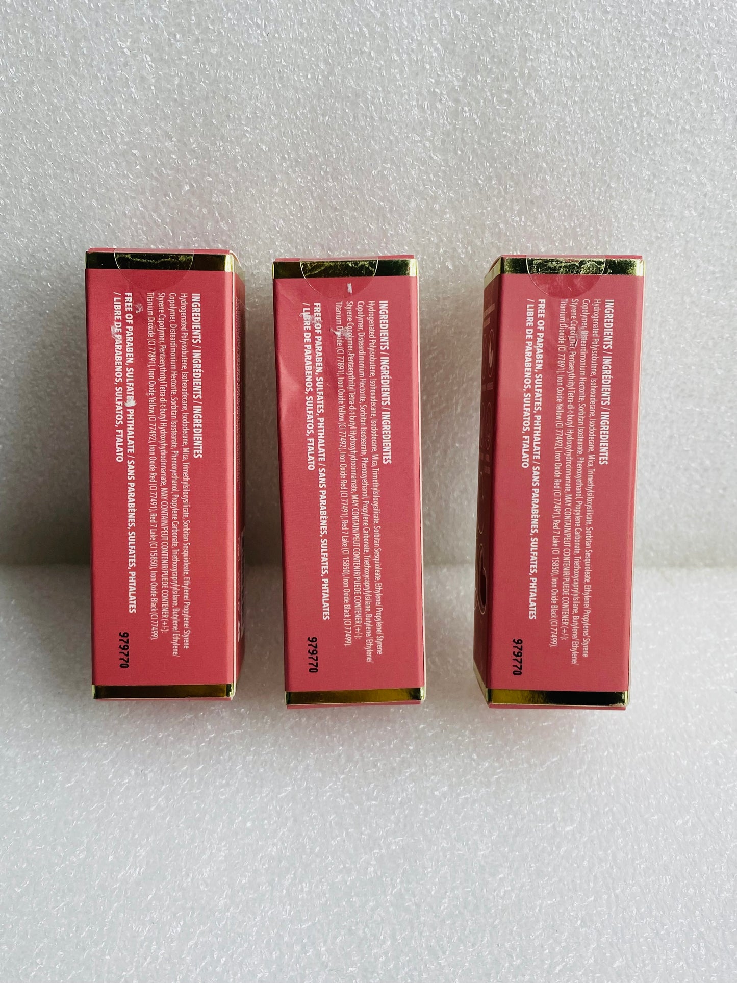 Lot Of 3 - New Moira Love Steady Liquid Blush Radiant Finish 04, 0.17 oz. Each
