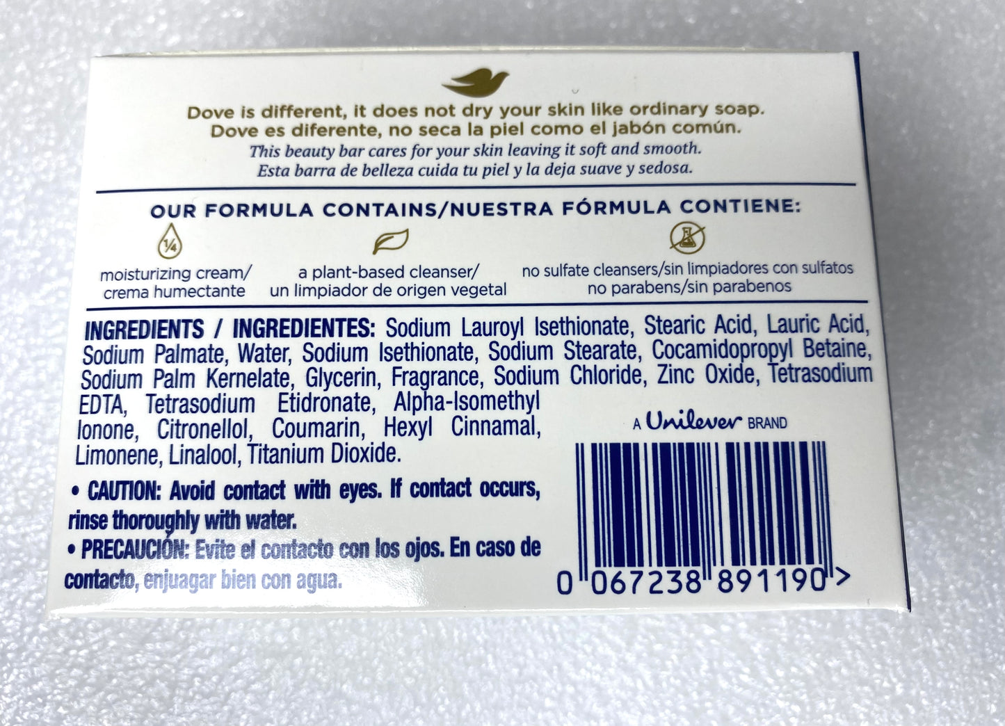 Lot Of 24 - New Dove Original Beauty Bar With Deep Moisture Soap, 4.75 oz Each