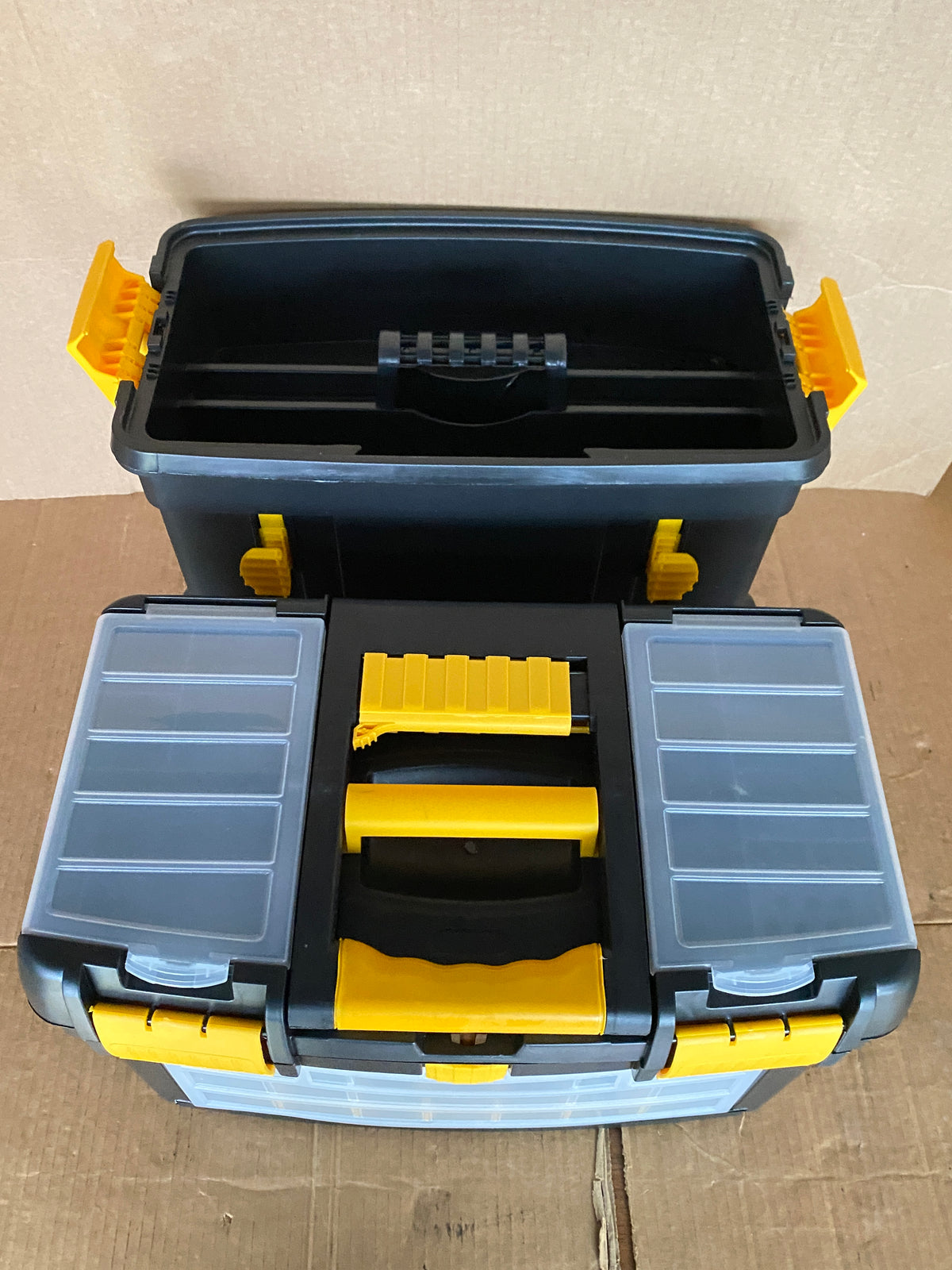 New Other Stalwart Rolling Tool Box With Foldable Comfort Handle & Removable Top