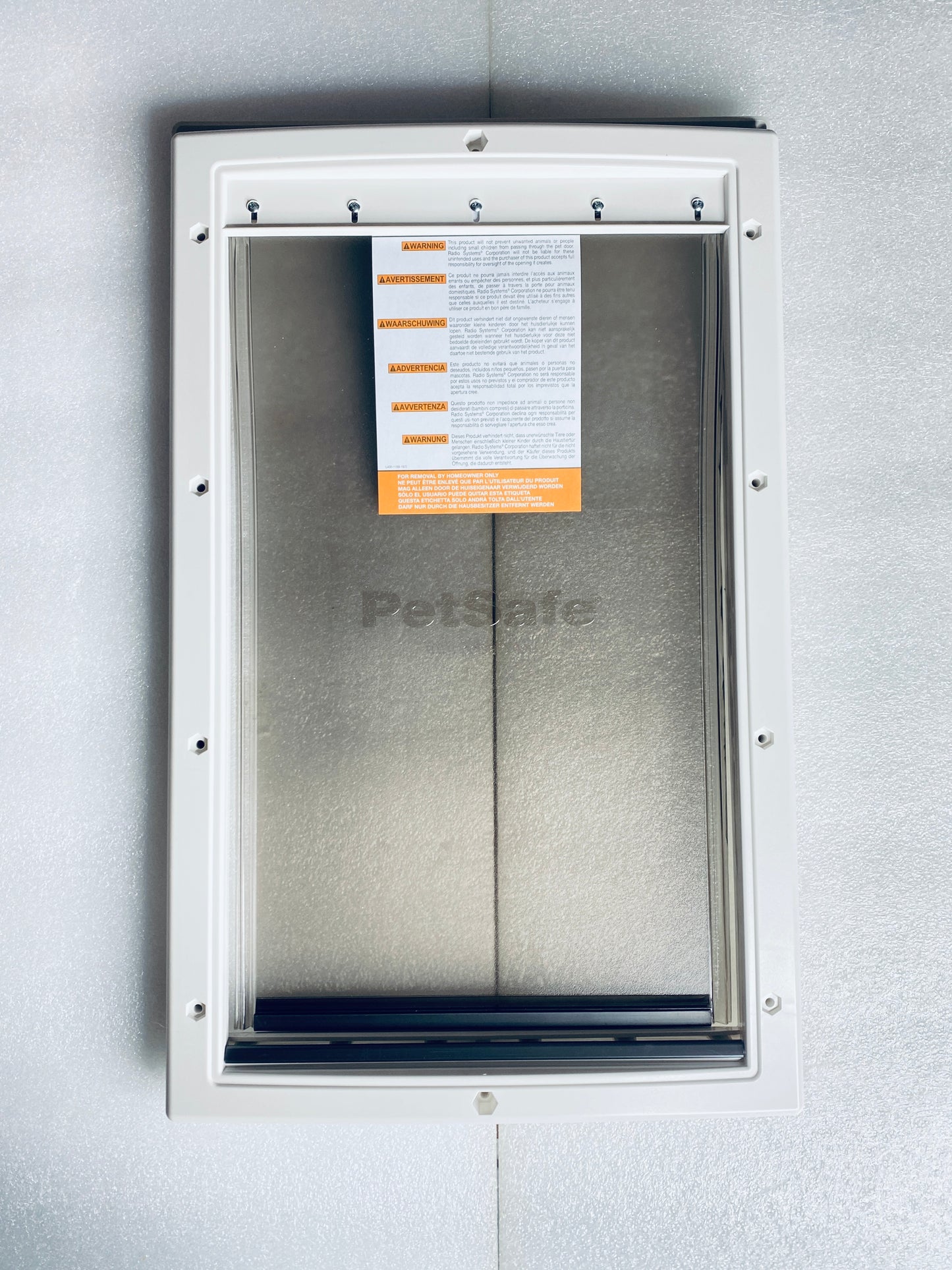 new Other - PetSafe White Plastic Large Dog/Cat Door, White