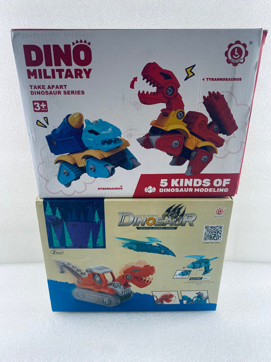 Lot Of 2 New Other Dinosaur Toy Building Take Apart Kits