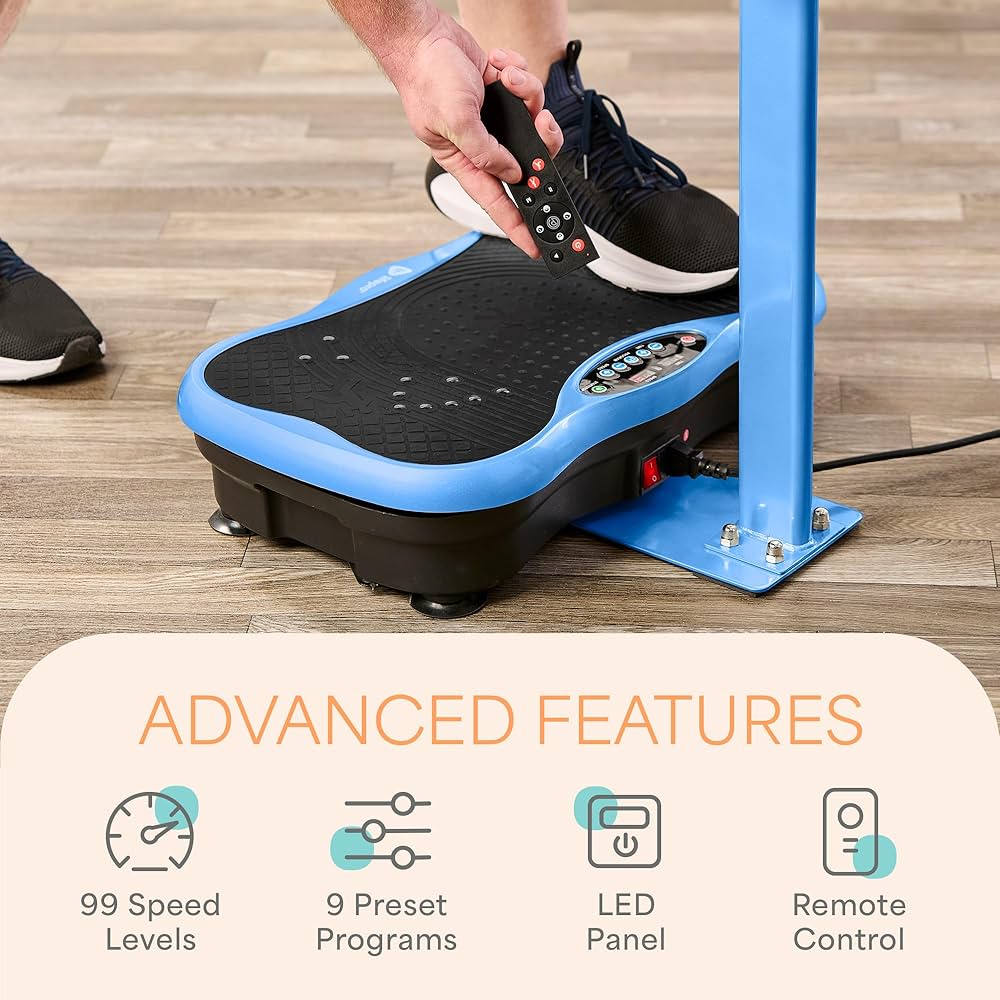New Other Lifepro TrimLite Vibration Exercise Plate With Handle & Bluetooth