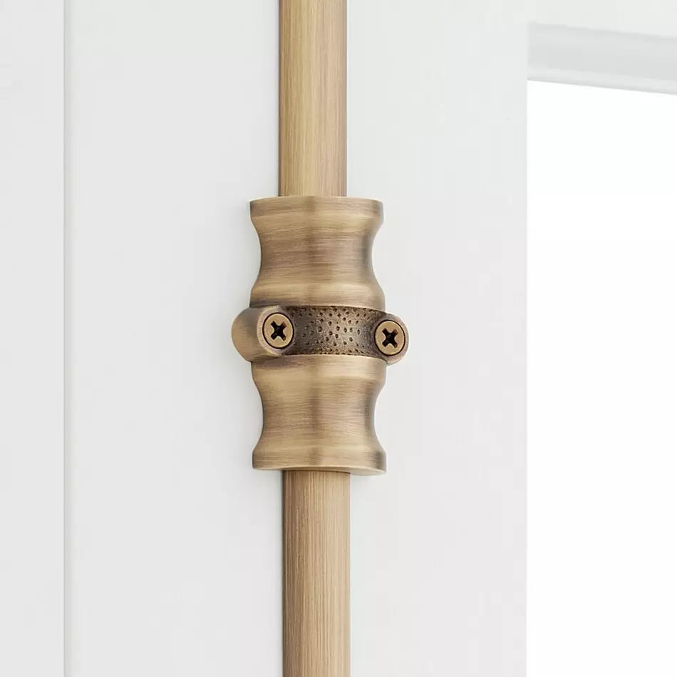 New Other Signature Hardware Corabel Brass Window Cremone Bolt, Antique Brass