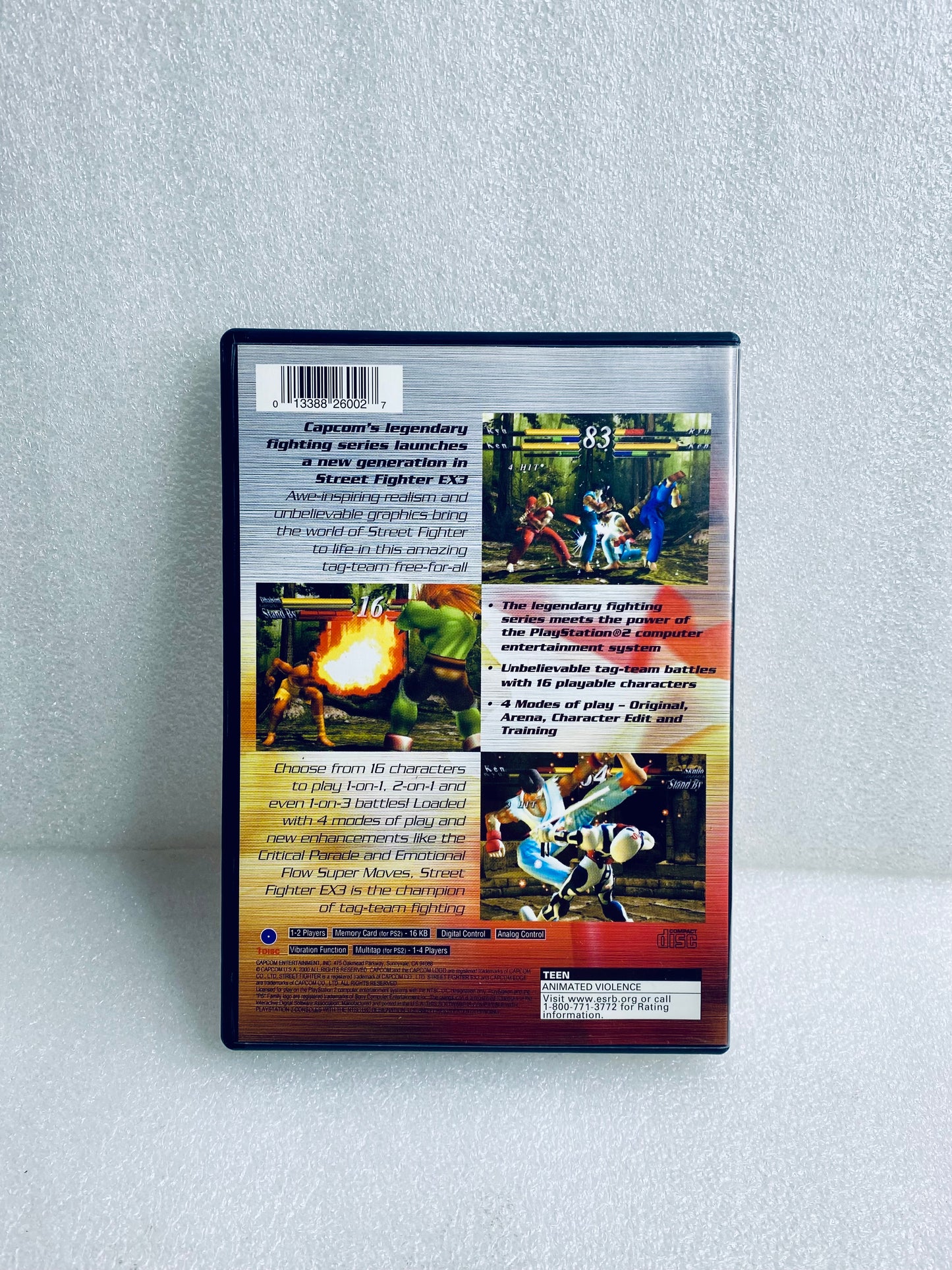 Capcom Street Fighter EX3 For Sony PlayStation 2