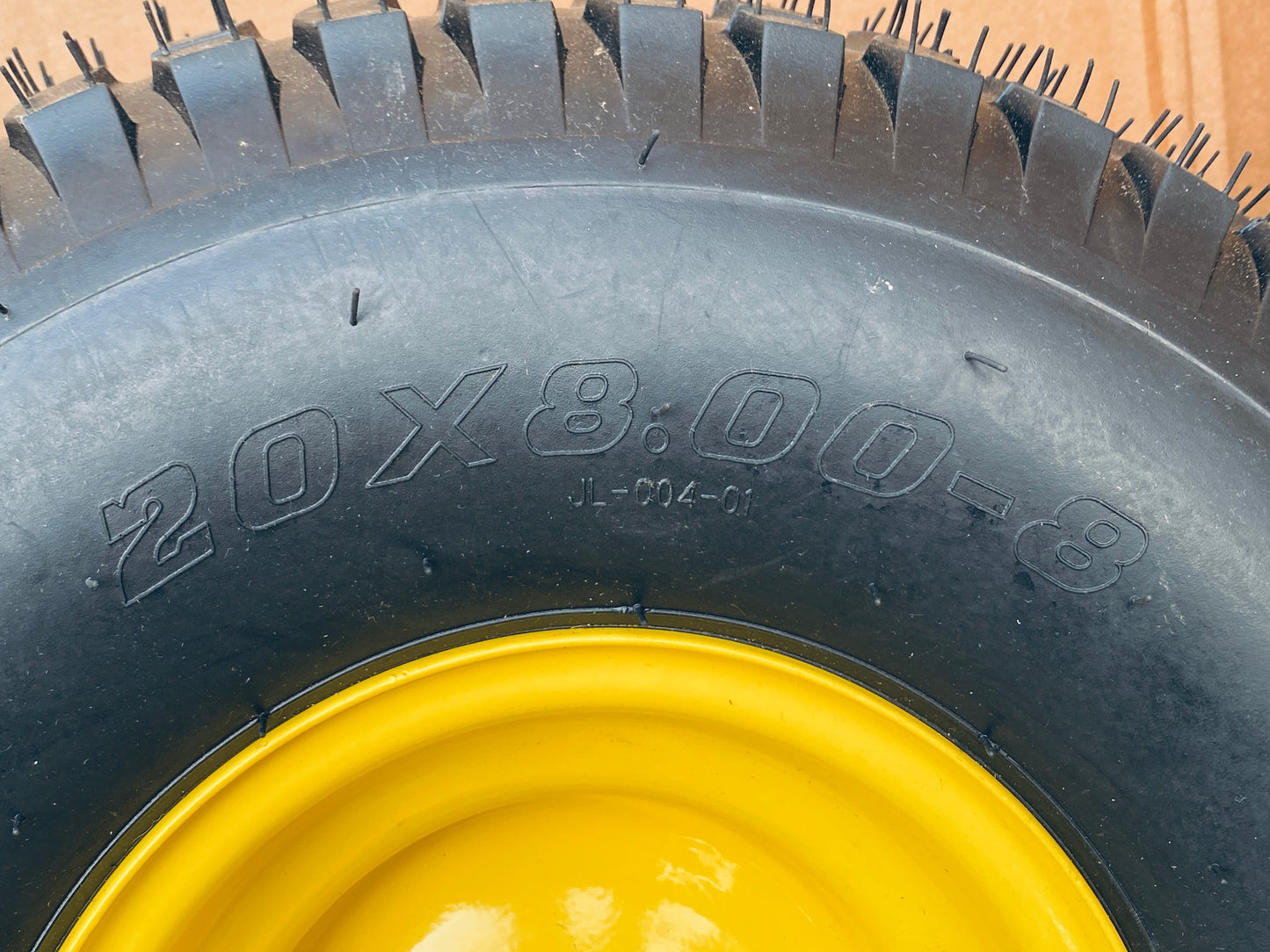 Set Of 2 - New Other YITAMOTOR 20x8.00-8 Lawn Mower 4 Ply Tubeless Tires