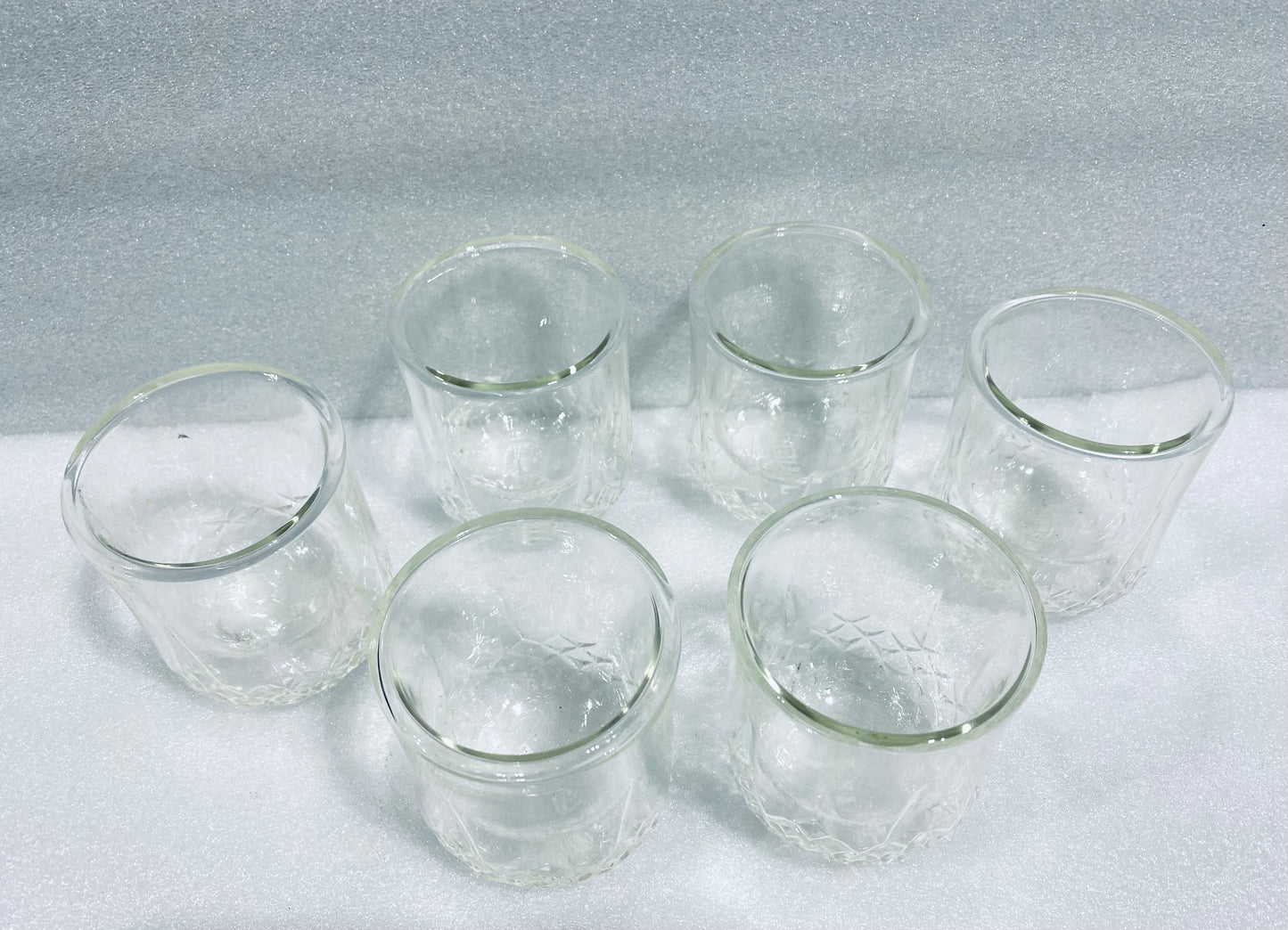 #145 - Lot Of 6 - Btat Whiskey Glasses Double Wall, Bourbon, Bar, Cocktail Glasses - (IN CONDITION AS SHOWN)