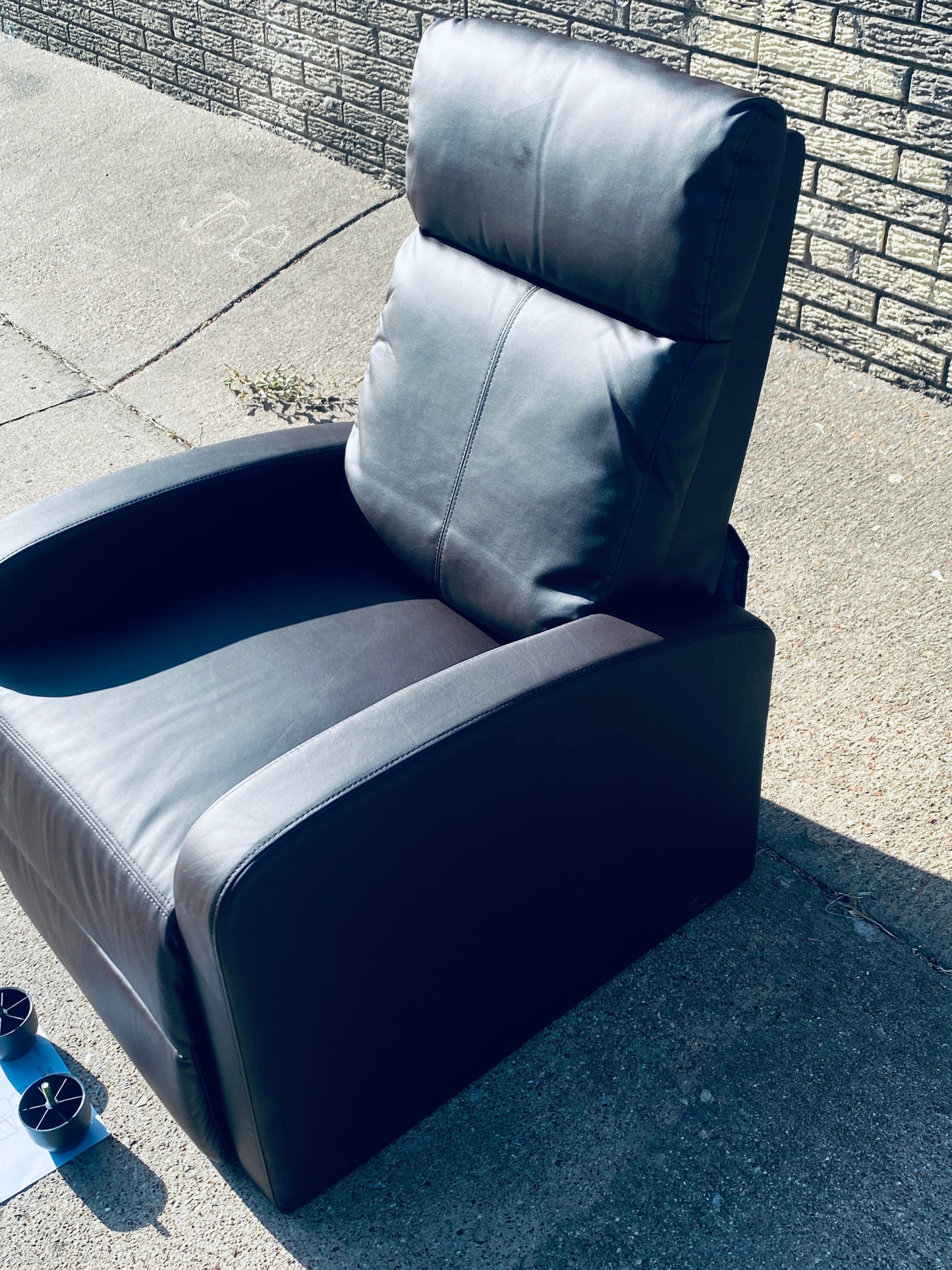 PayLessHere Reclining Sofa Home Theater Chair With Lumbar Support & Backrest