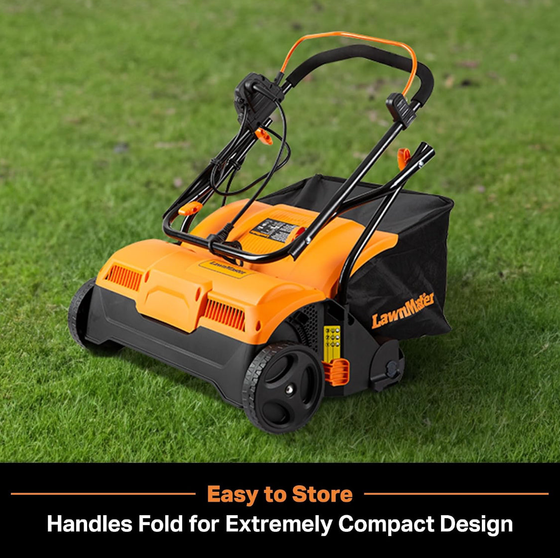 New Other LawnMaster Electric 16” 13Amp Dethatcher & Scarifier W/ Collection Bag