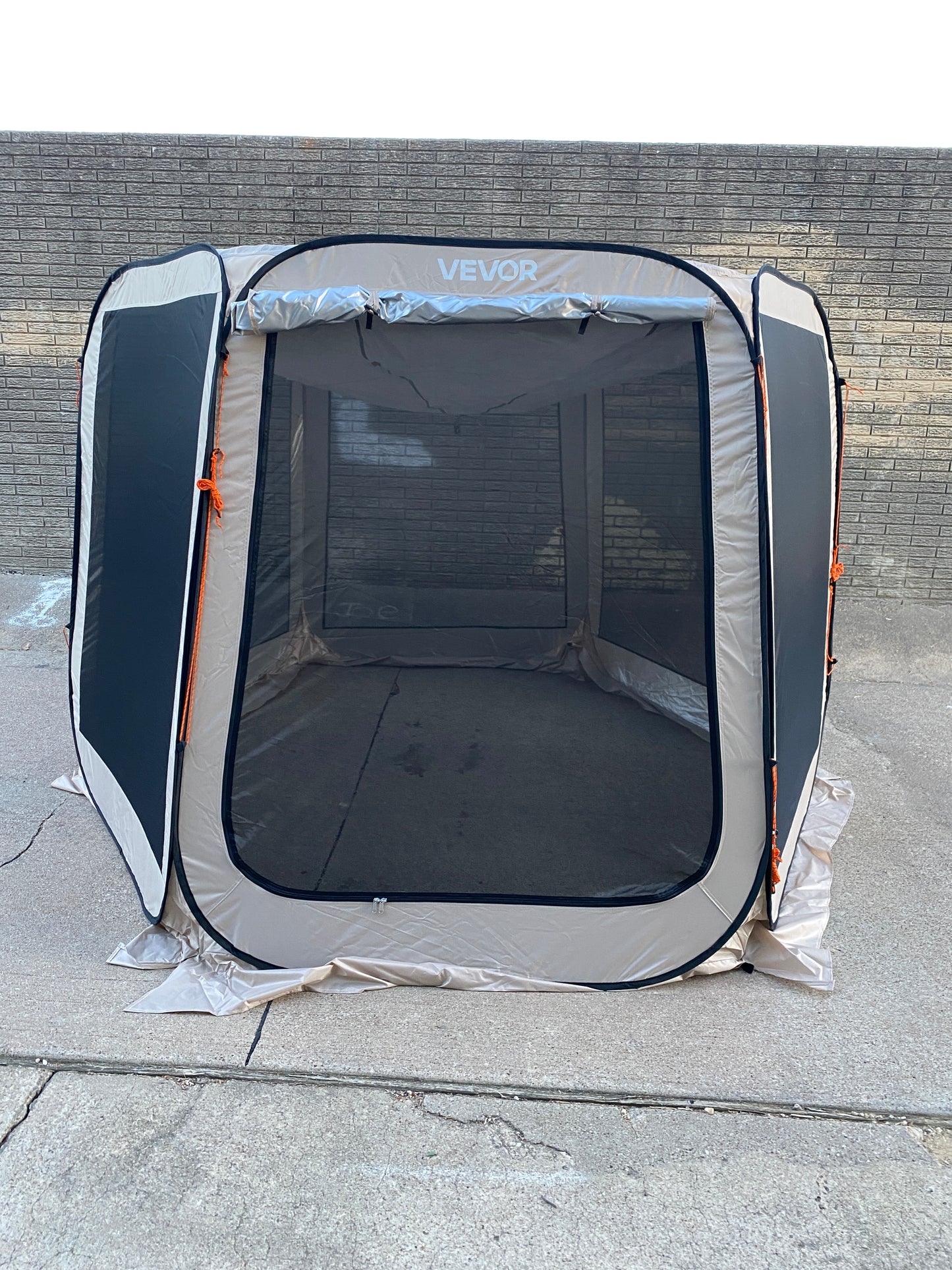 Like New VEVOR 10’x9.2’ Pop Up Screen House Tent With Awning For 4–8 People
