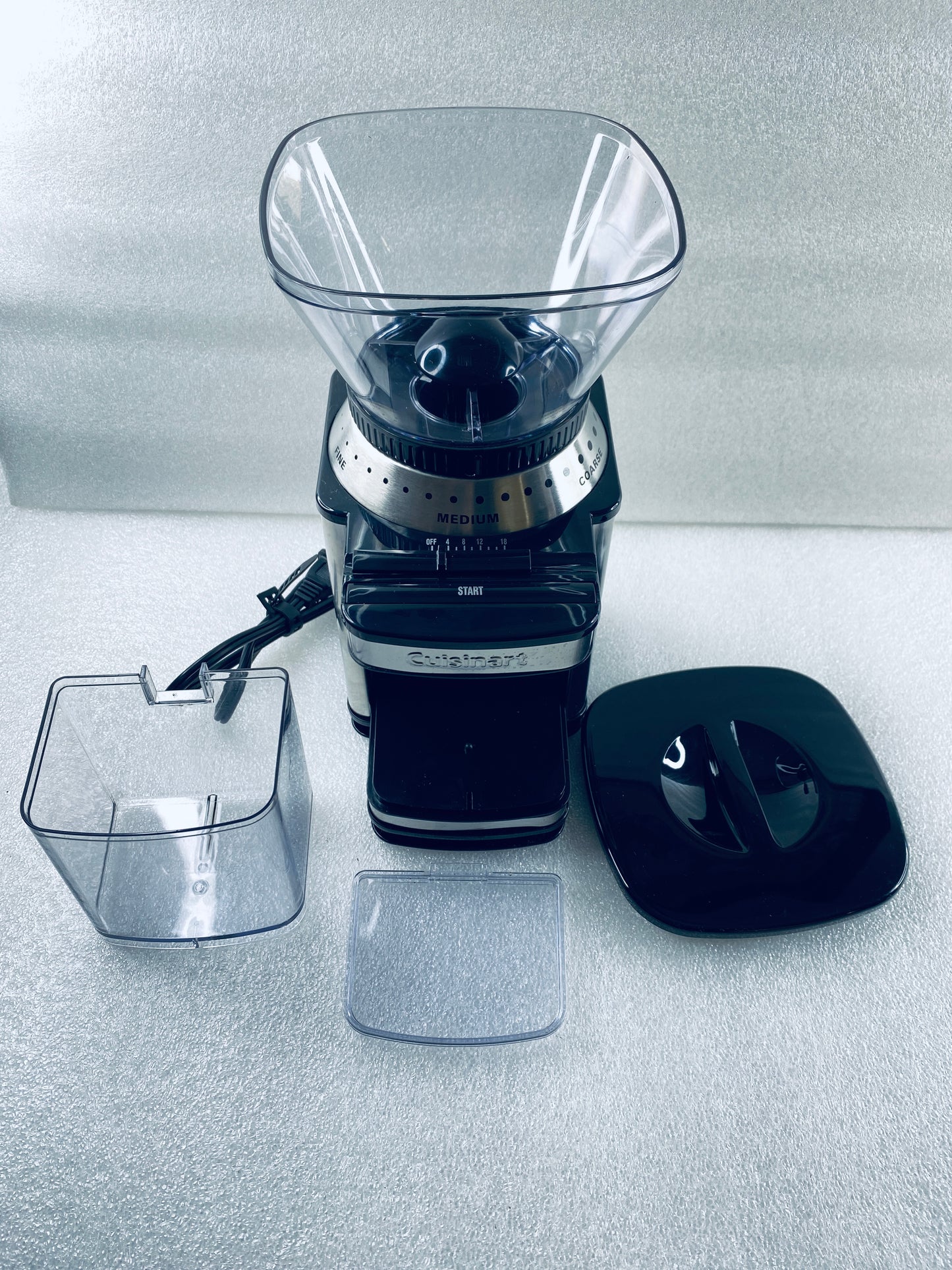 Cuisinart Electric One-Touch Automatic Burr Coffee 18 Grind Selector Grinder
