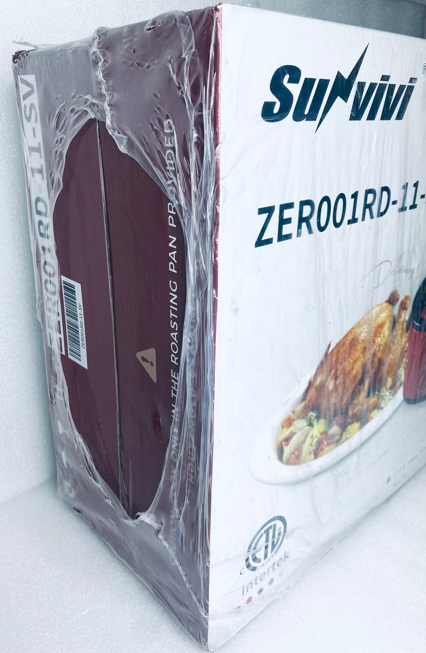 New Sunvivi Classical 20 Quart Roaster Oven ZER001RD-11-SV, Red