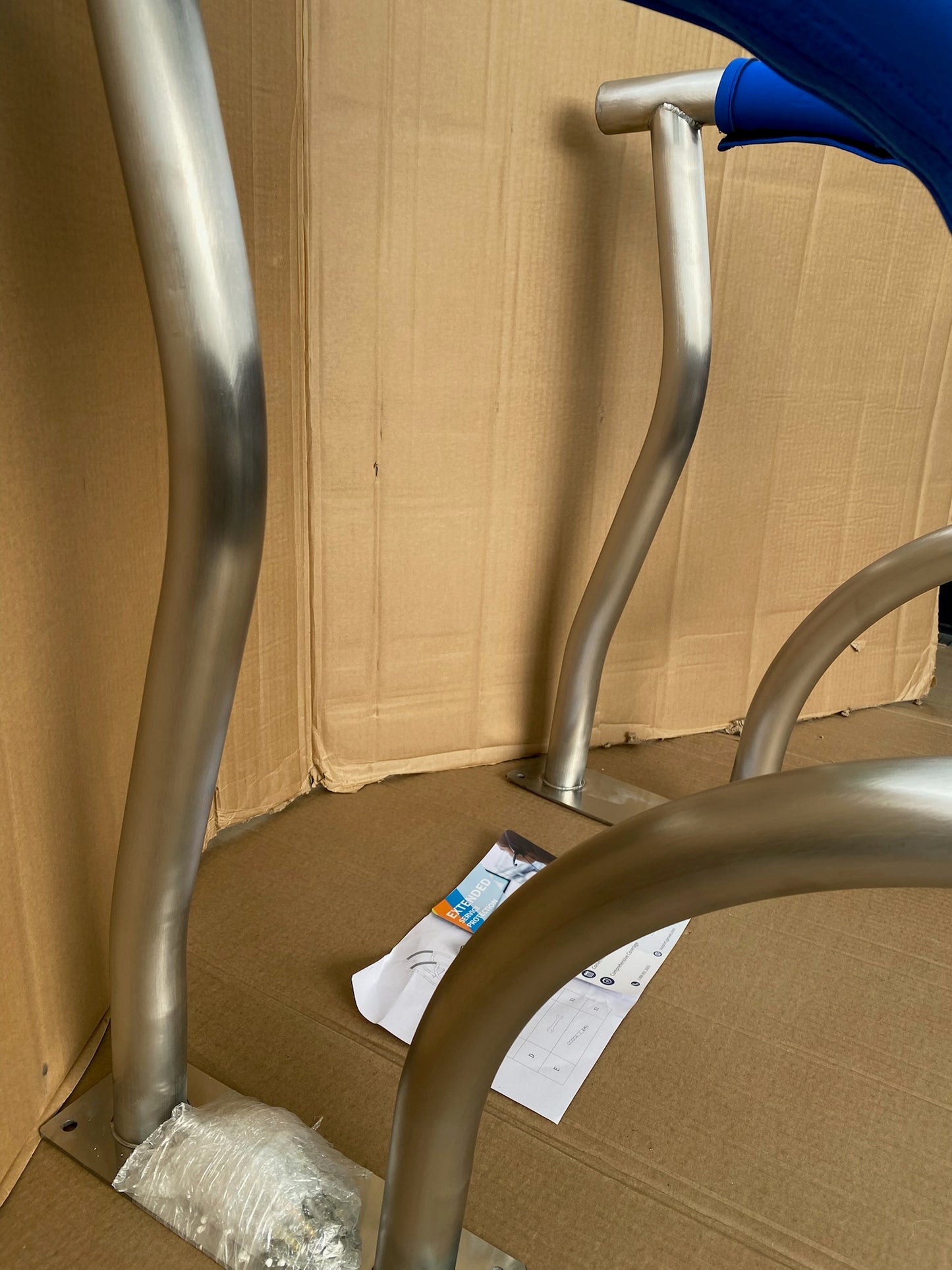 Set Of 2 New Other VEVOR Stainless Steel 30” x 30” Pool Handrails W/ Base Plate