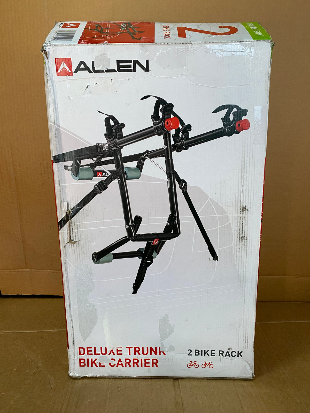 Allen Sports 2 Bike Black Rack Deluxe Trunk Mount Bike Carrier