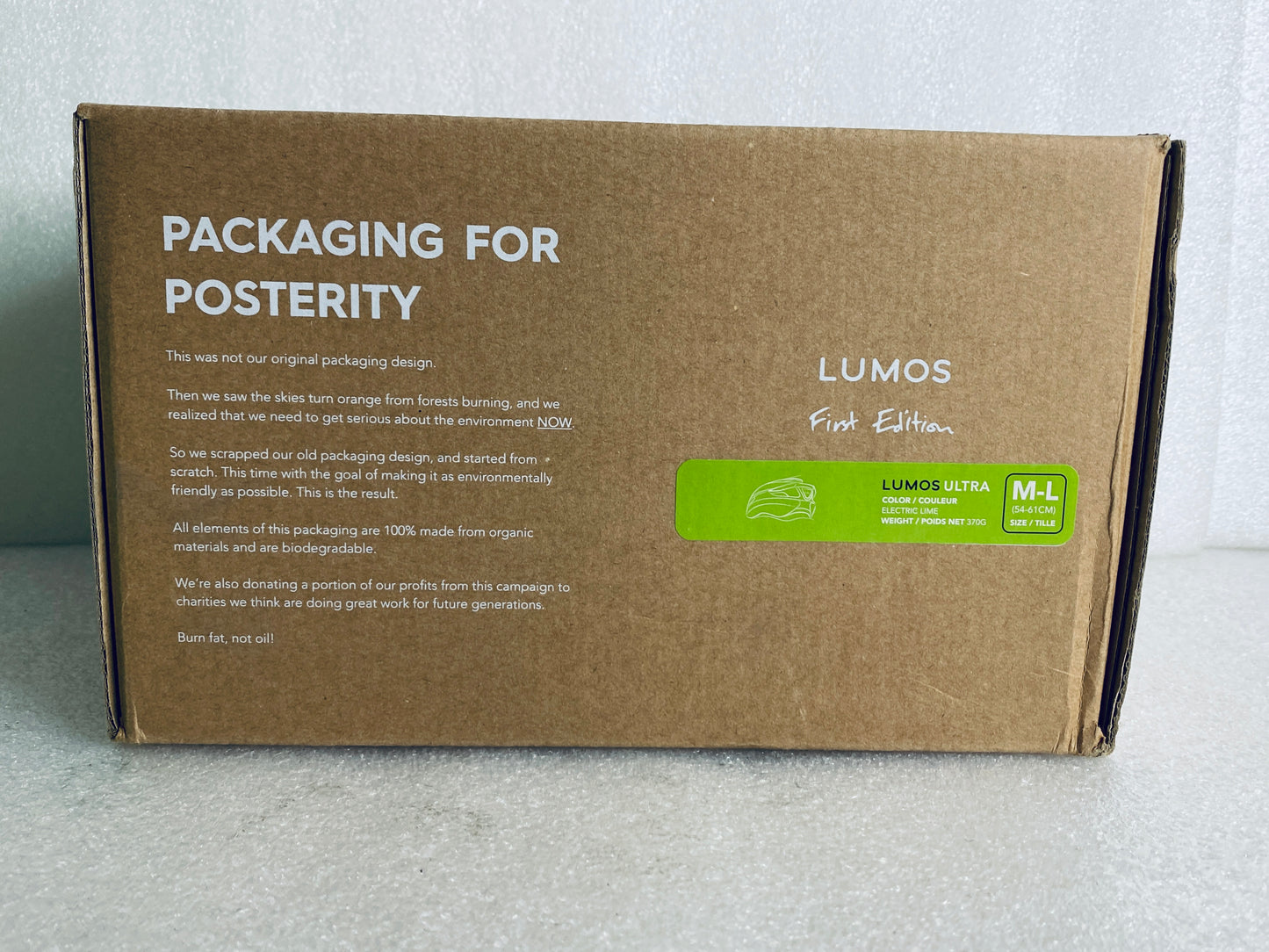 New Other Lumos Ultra Size M/L Bluetooth Electric Lime Smart Helmet With Remote
