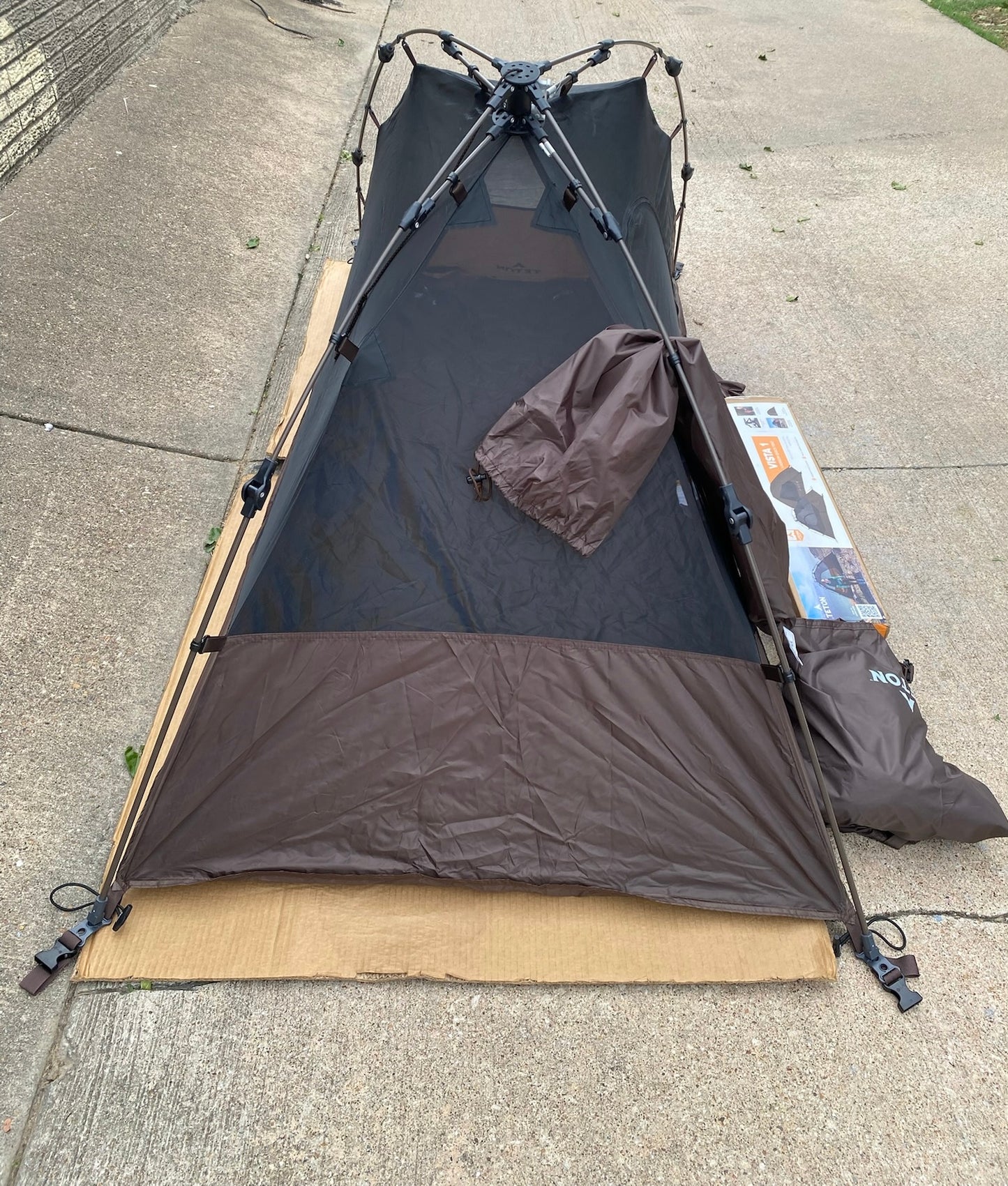 New Other Teton Sports Quick Dome Camping & Backpacking Tent W/ Clip-On Rainfly