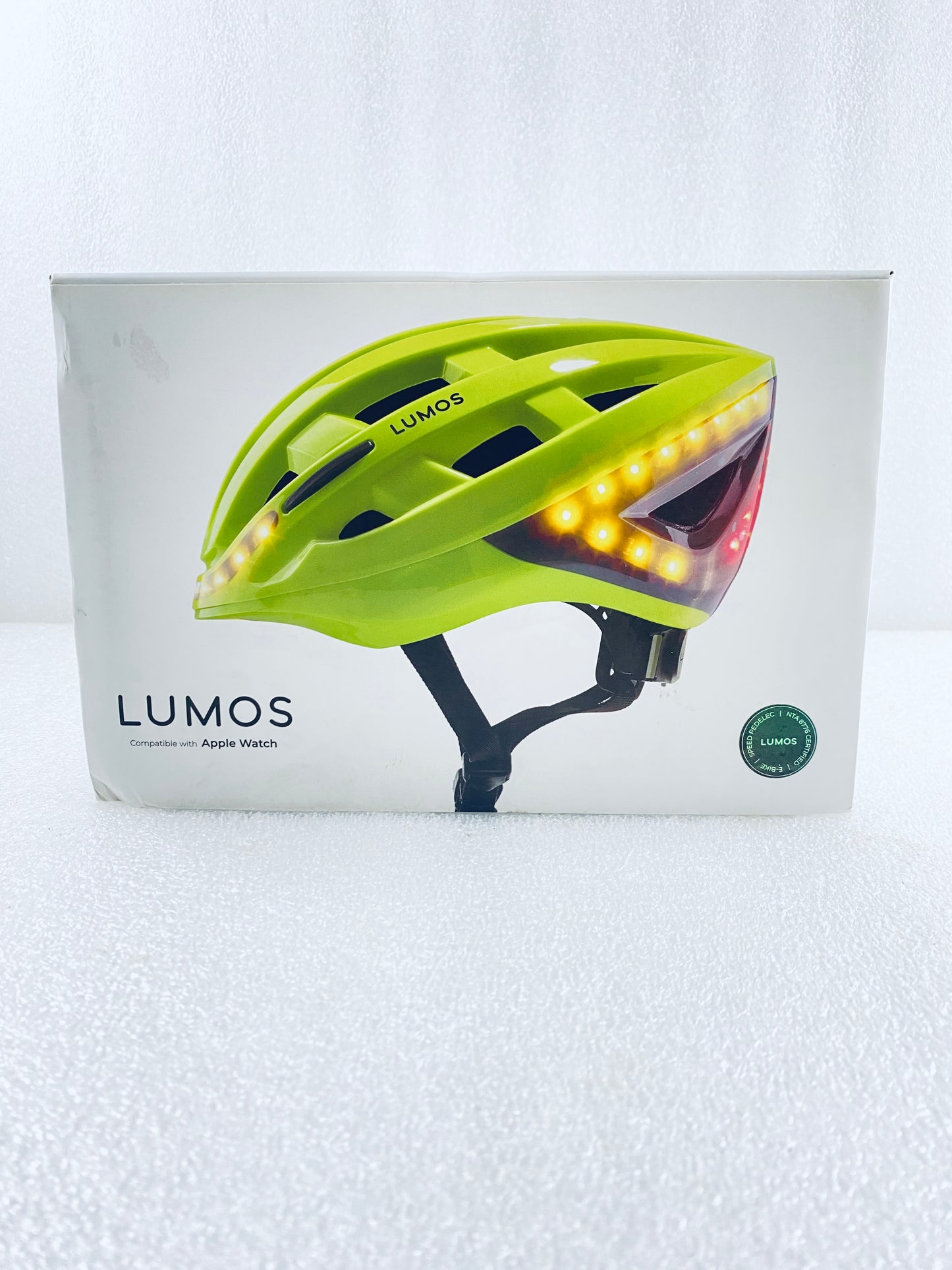 New Other Lumos Kickstart II M/L Electric Lime Smart Bike Helmet With Remote