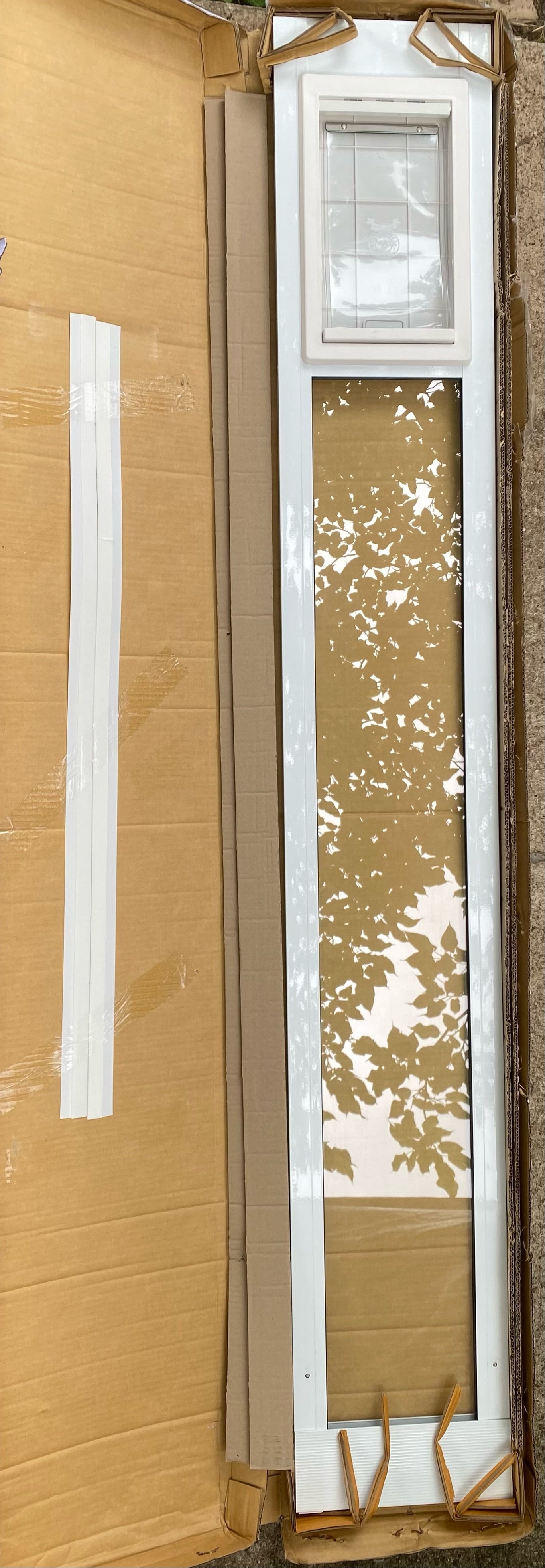 New Other ideal Pet FastFit 77.6”-80.4” Patio Pet Door With 7” x 11 1/4” Flap