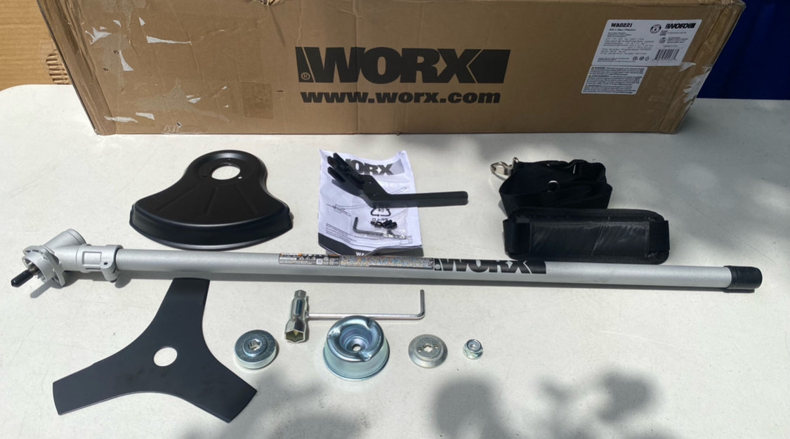 New Other WORX Nitro Driveshare 10" Brush Cutter Attachment, WA0221