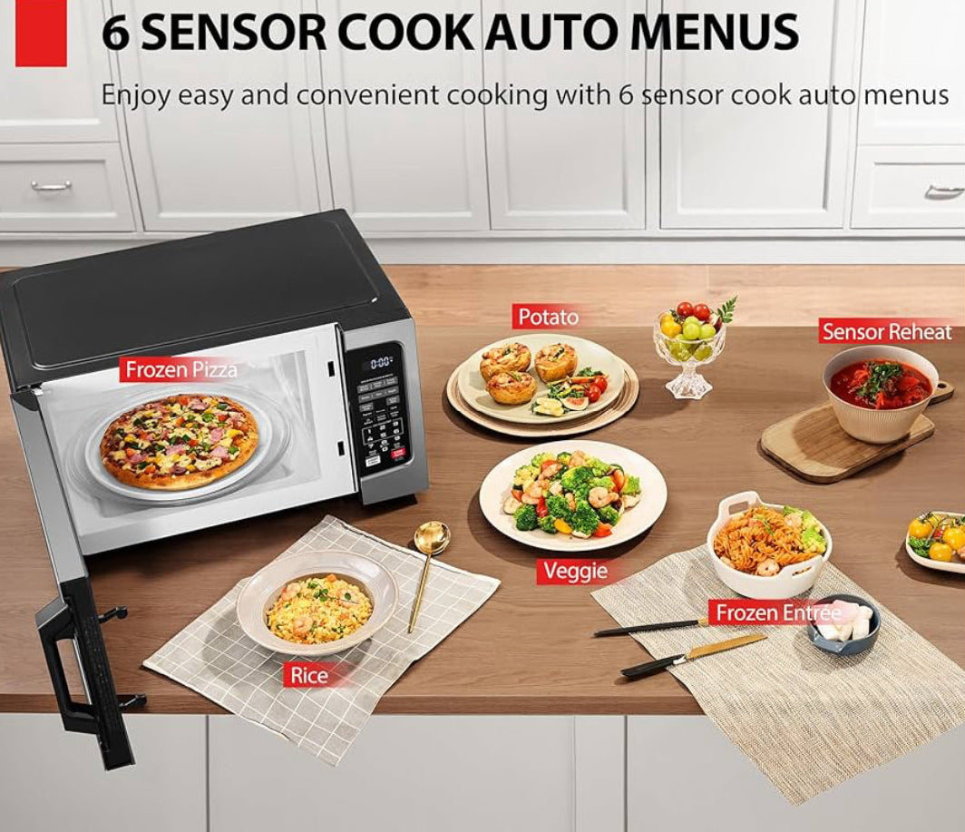 New Other TOSHIBA Countertop Microwave Ovens 1.2 Cu Ft With 12.4" Turntable