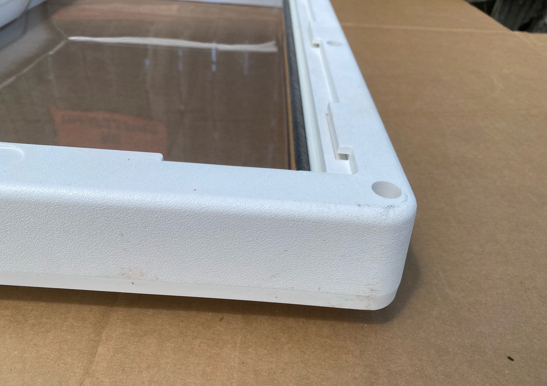 Like New Ideal Pet Ruff-Weather Super Large Pet Door With 15" x 23.5" Flap Size