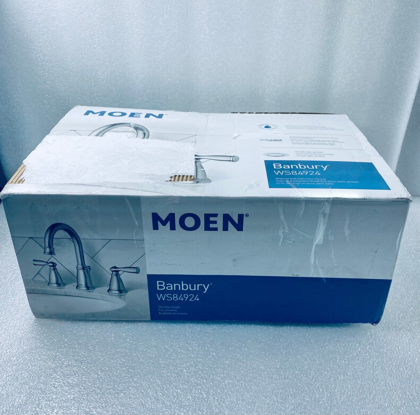New Other Moen Banbury Two-Handle Widespread Bathroom Sink Faucet, Chrome