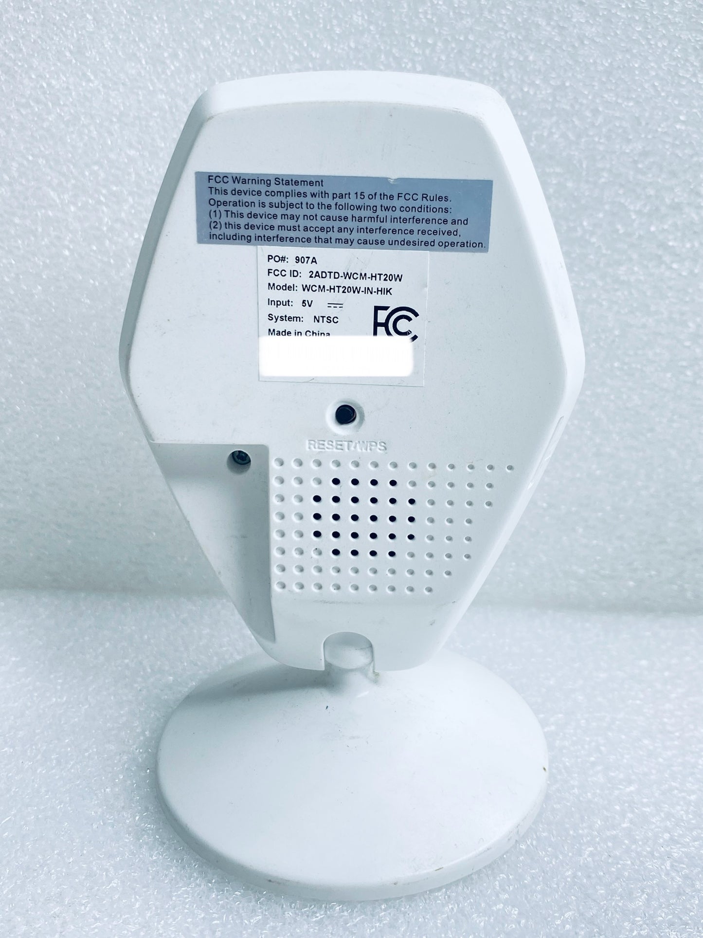 Night Owl White Wireless 1080P Indoor Security Camera, WCM-HT20W-IN-HIK