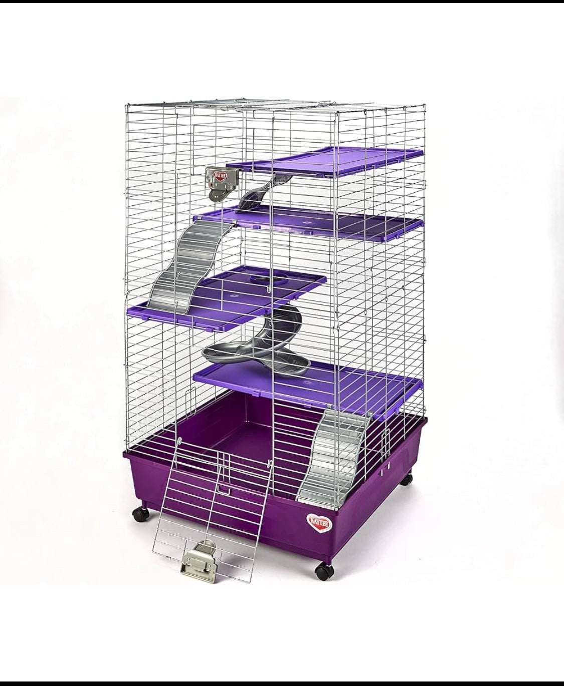 New Kaytee My First Home Multi-Level Habitat With Casters For Pet Ferrets