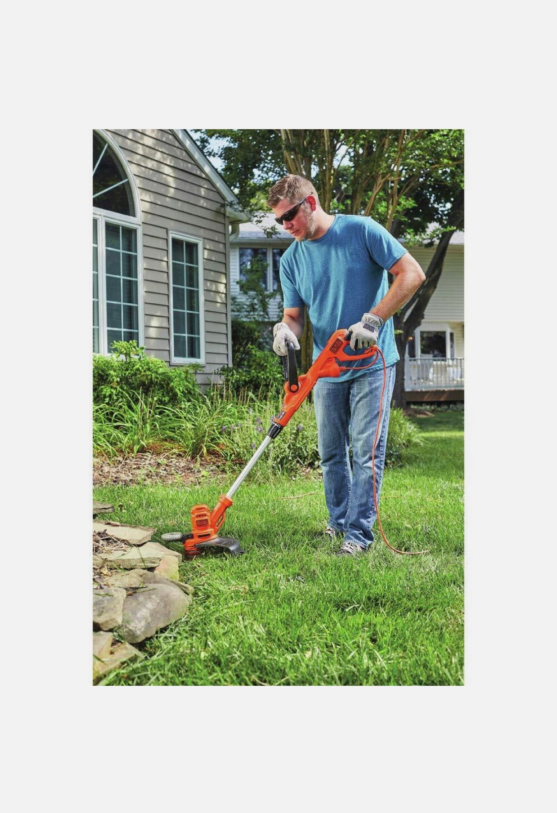 New Open Box Black & Decker 2In1 Auto Feed 6.5 Amp 14” String Trimmer/Lawn Edger