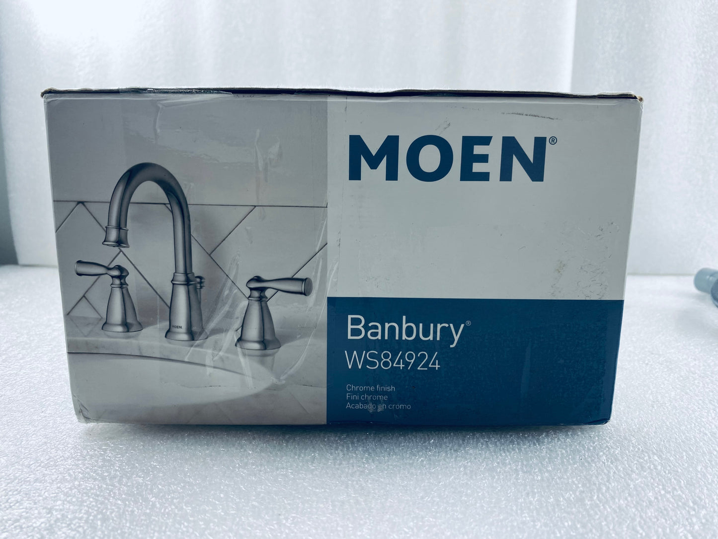 New Other Moen Banbury Two-Handle Widespread Bathroom Sink Faucet, Chrome