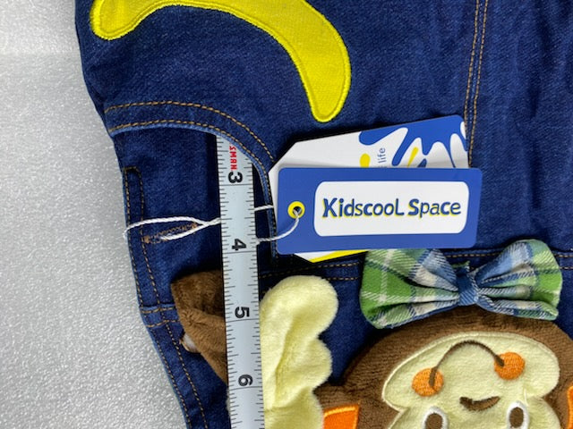 New Kidscool Space Size 3T Overall Denim, Blue